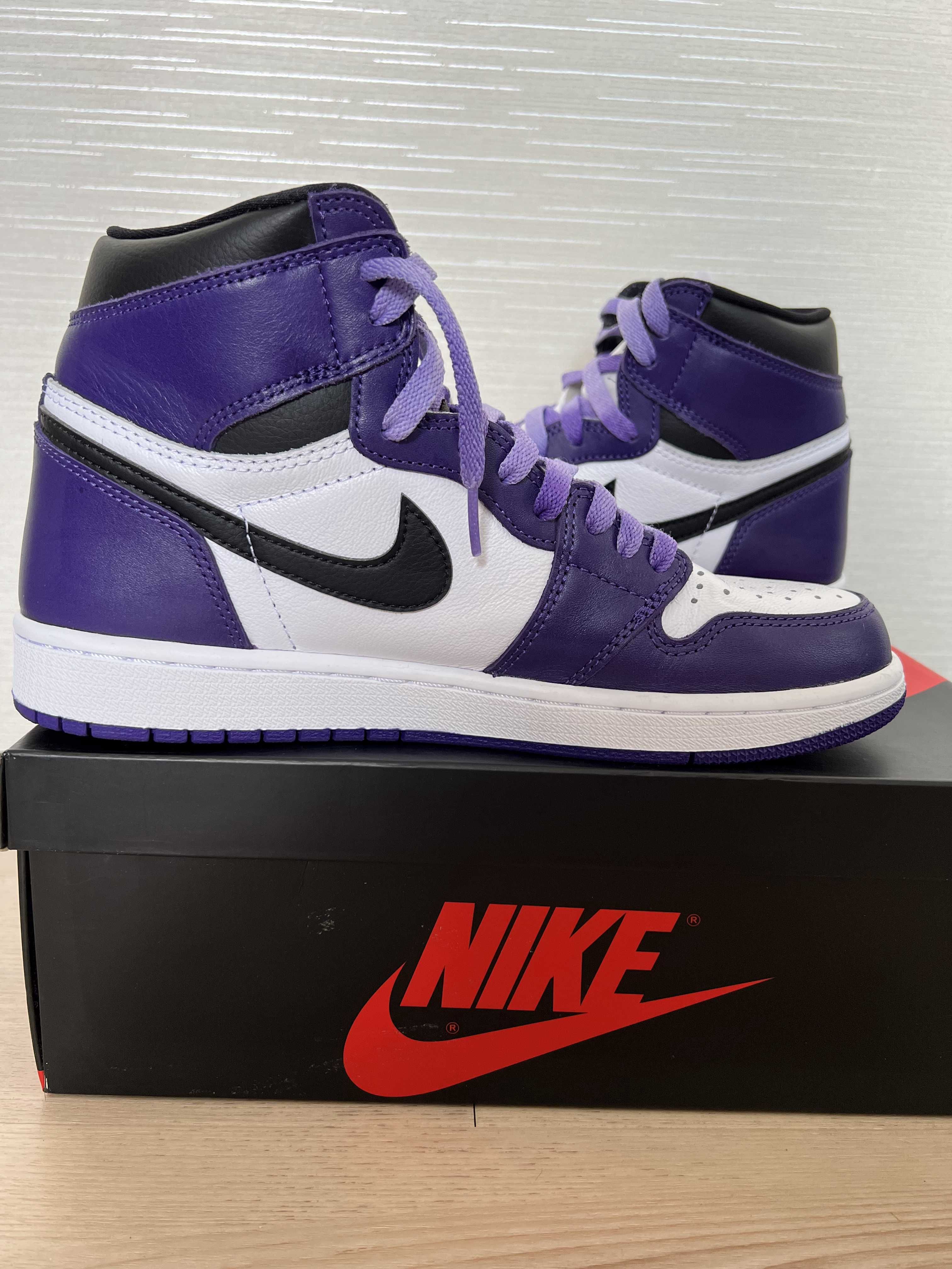 Nike Air Jordan 1 Retro High OG "Court Purple White/Black" (2020)