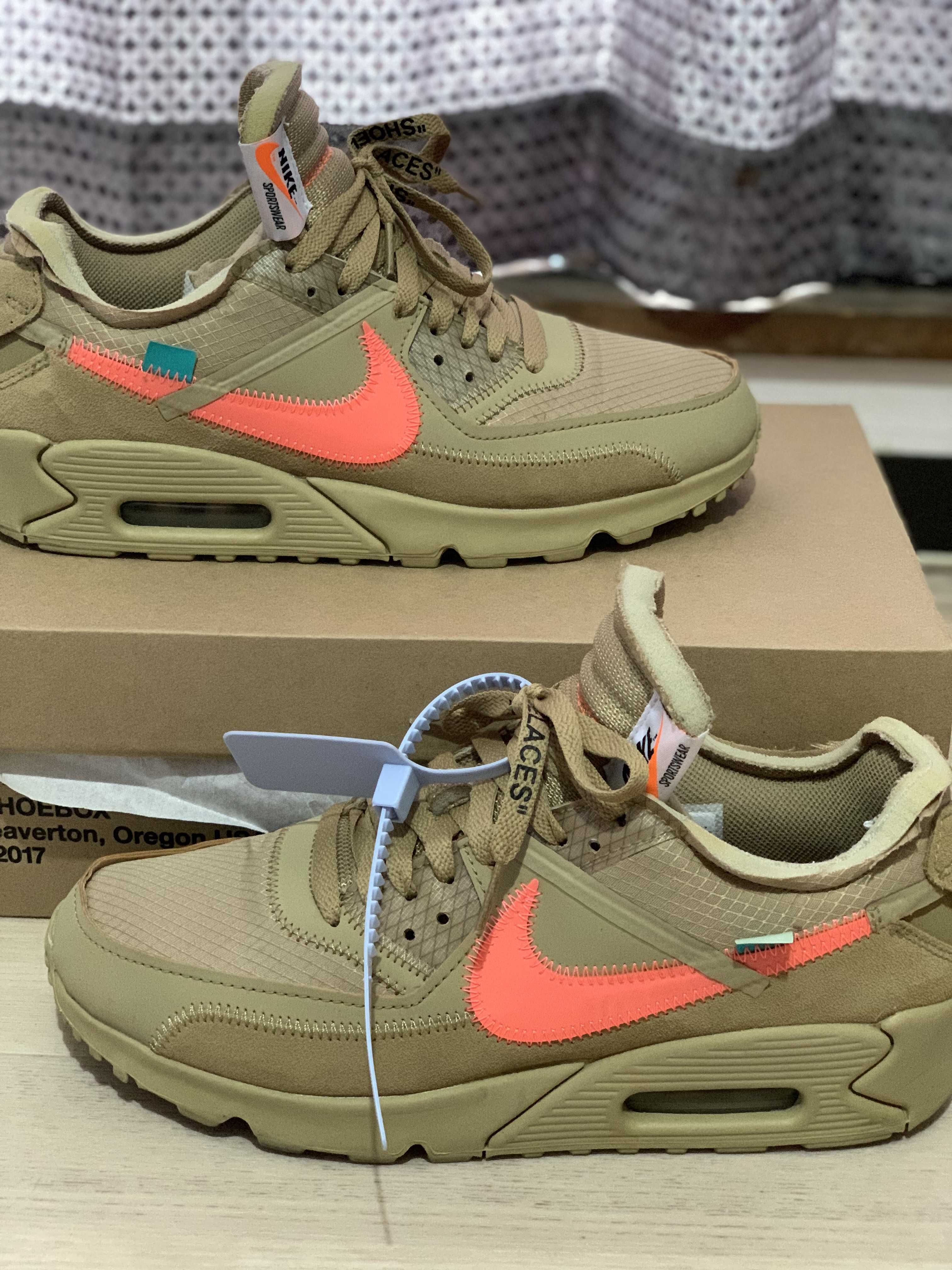 Off-White × Nike Air Max 90 "Desert Ore"