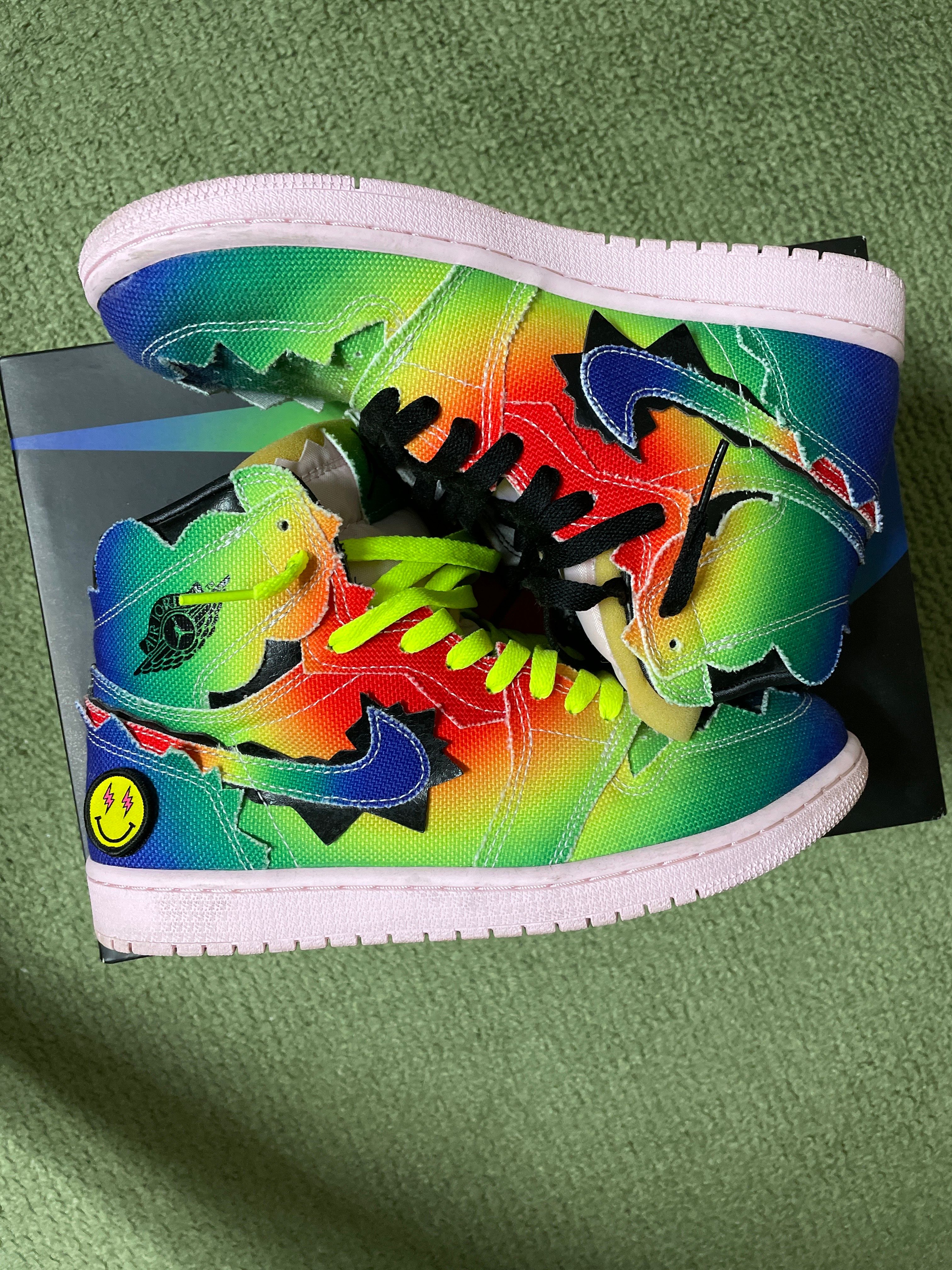 J Balvin × Nike Air Jordan 1 High OG "Rainbow"