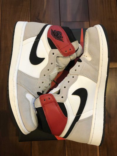 Nike Air Jordan 1 High OG "White/Black/Light Smoke Grey"