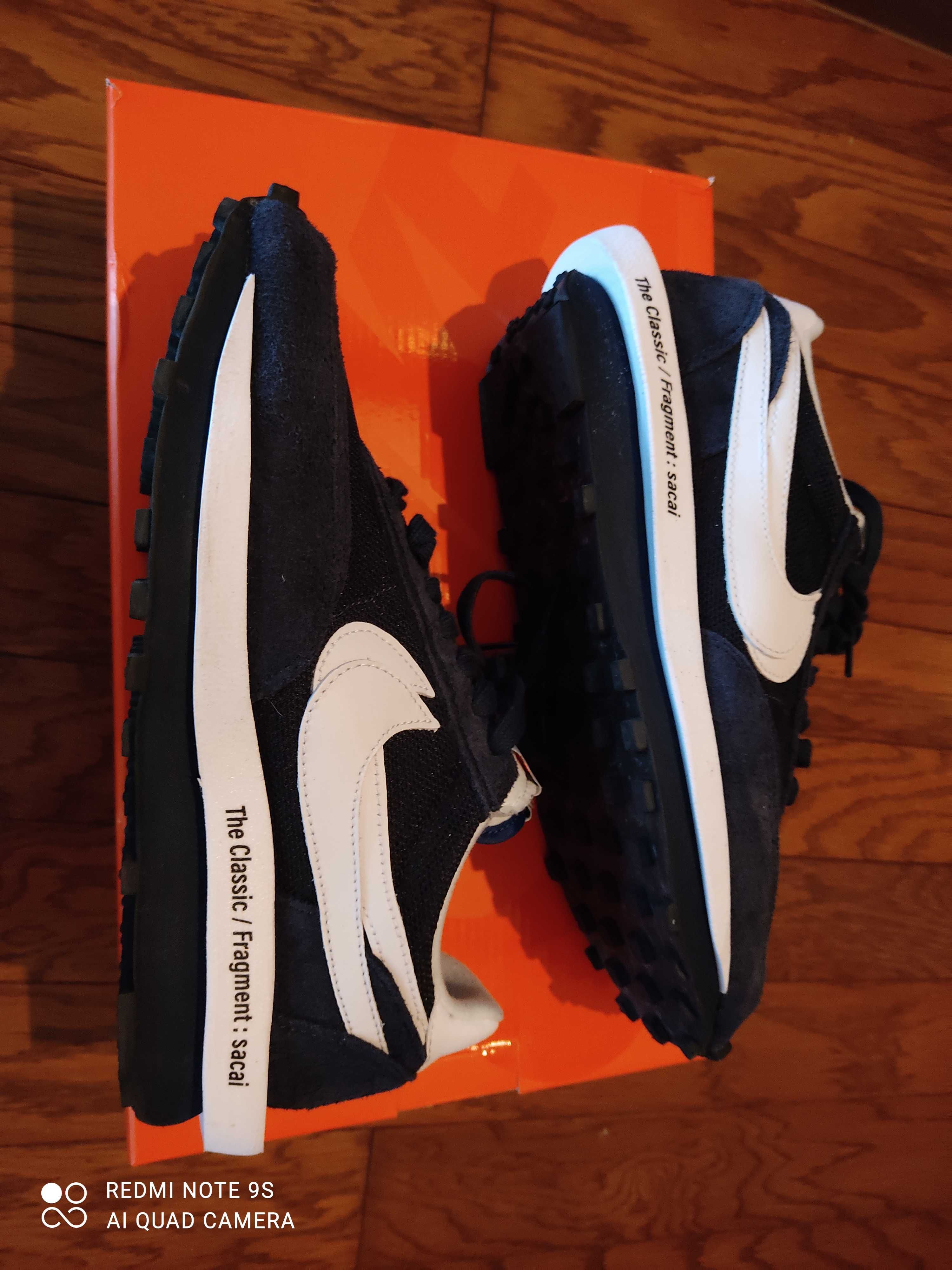 Fragment × sacai × Nike LD Waffle "Blackended Blue"