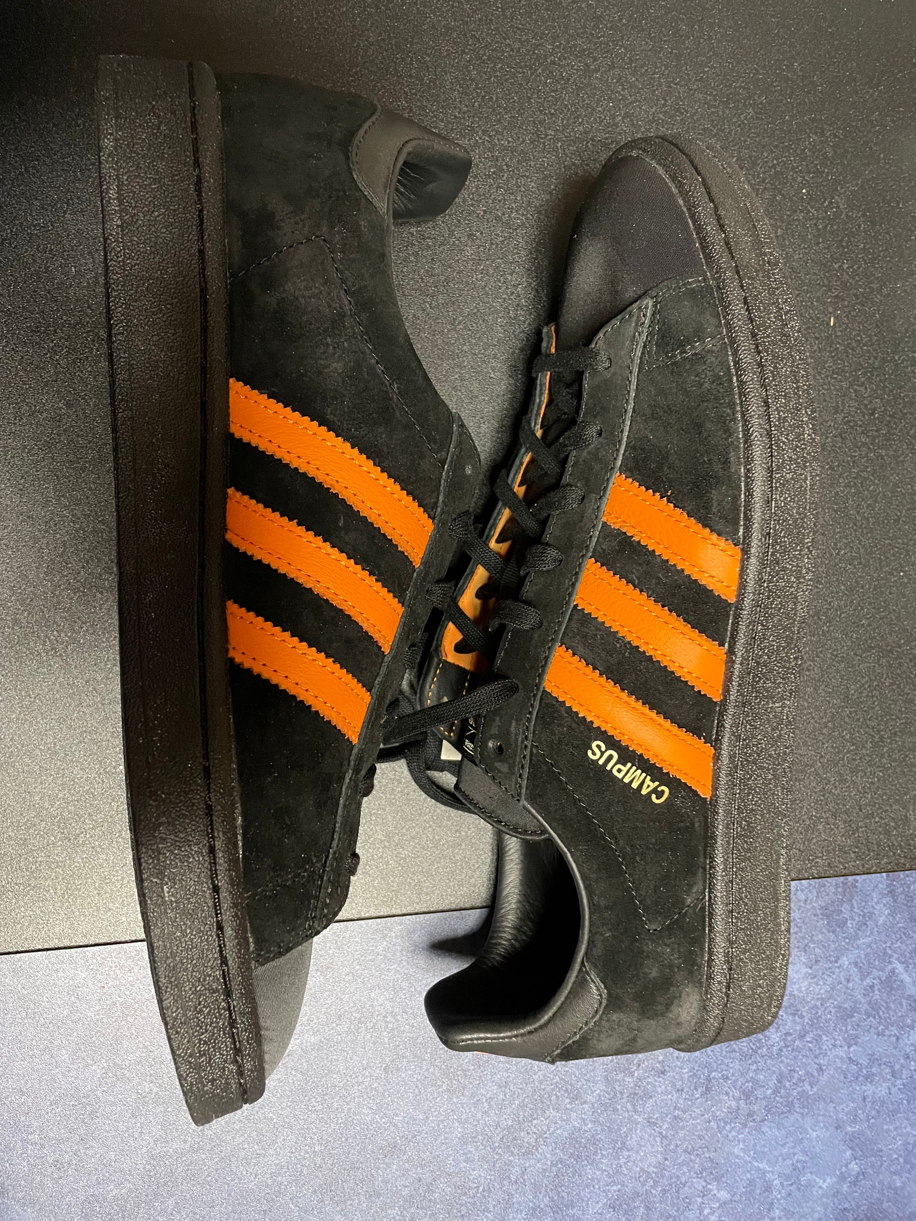 Porter × adidas Campus "Black Orange"