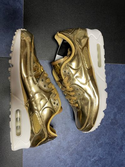 Air max shop 90 metallic gold
