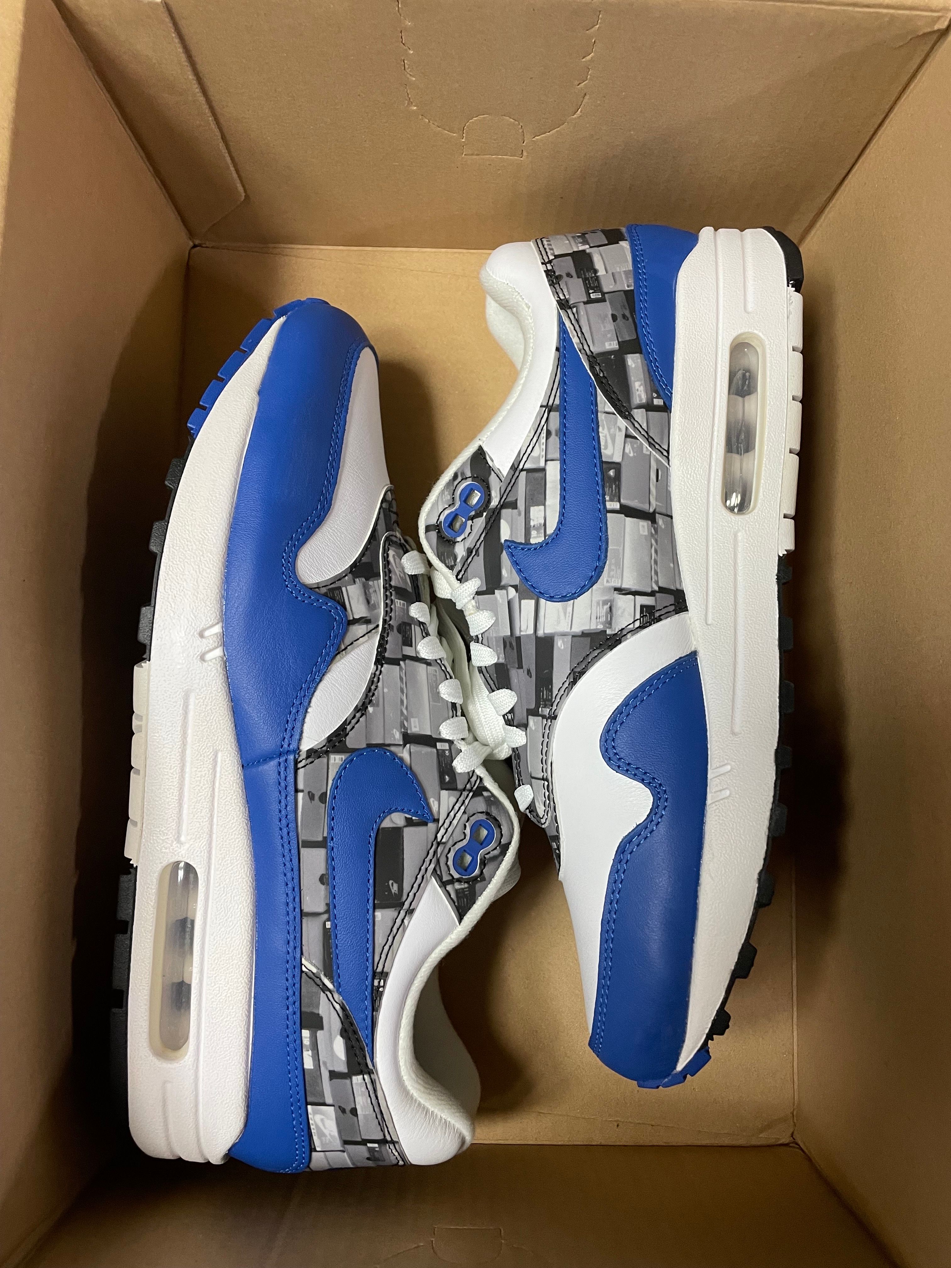 atmos × Nike Air Max 1 Blue "We Love Nike"