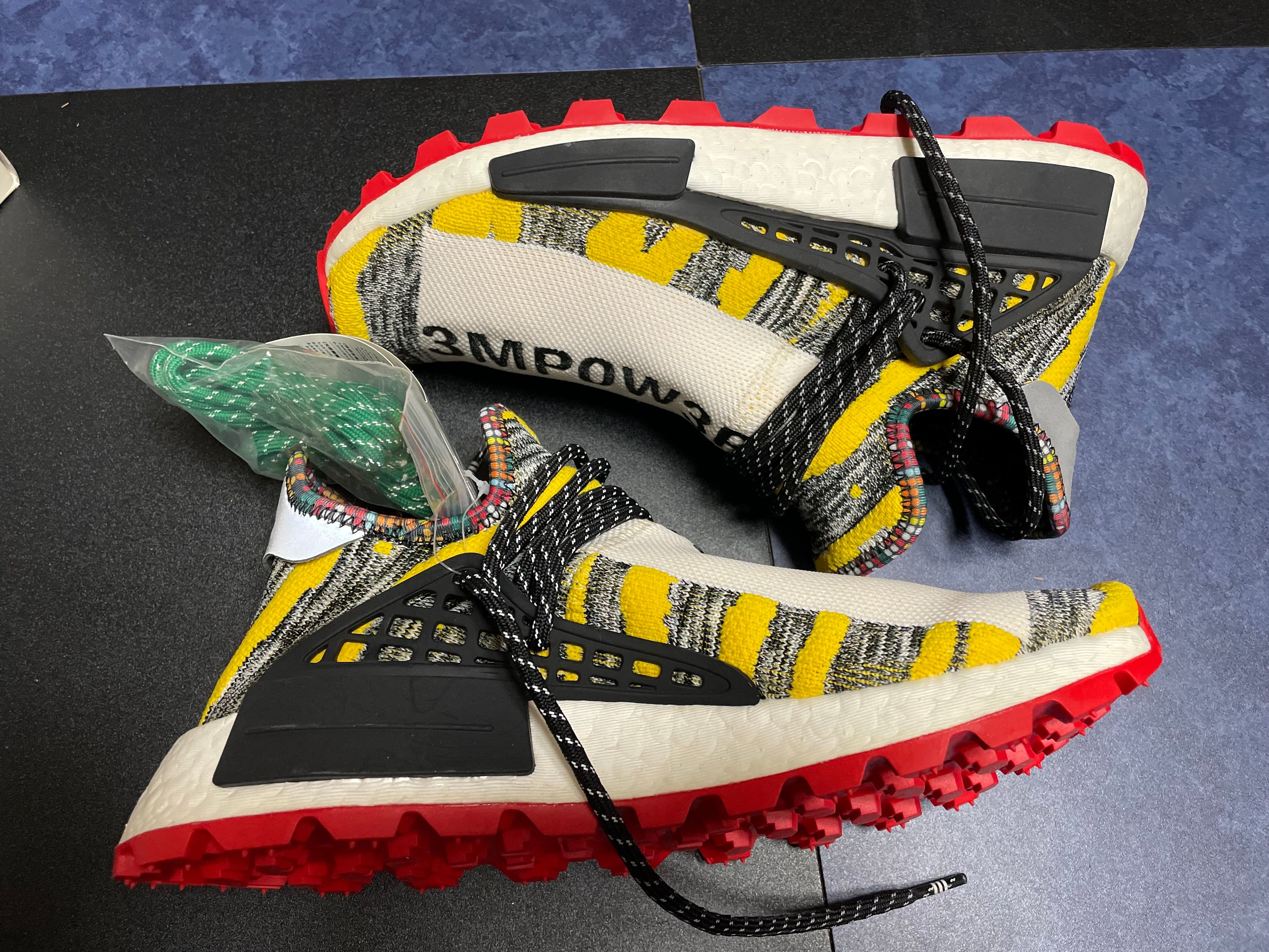 Pharrell Williams × adidas NMD Hu SOLAR PACK "RED"