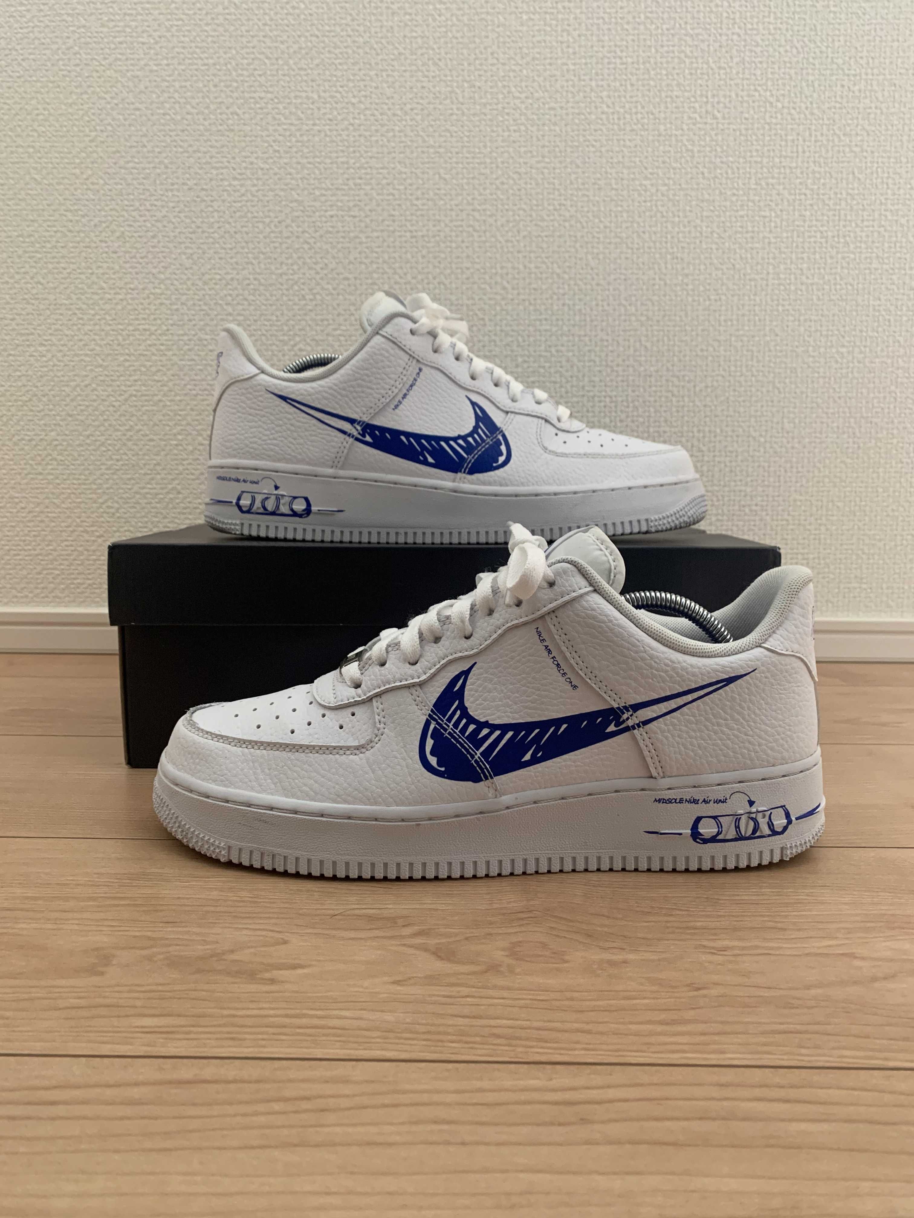 Nike Air Force 1 Low LV8 Utility "White/Blue"