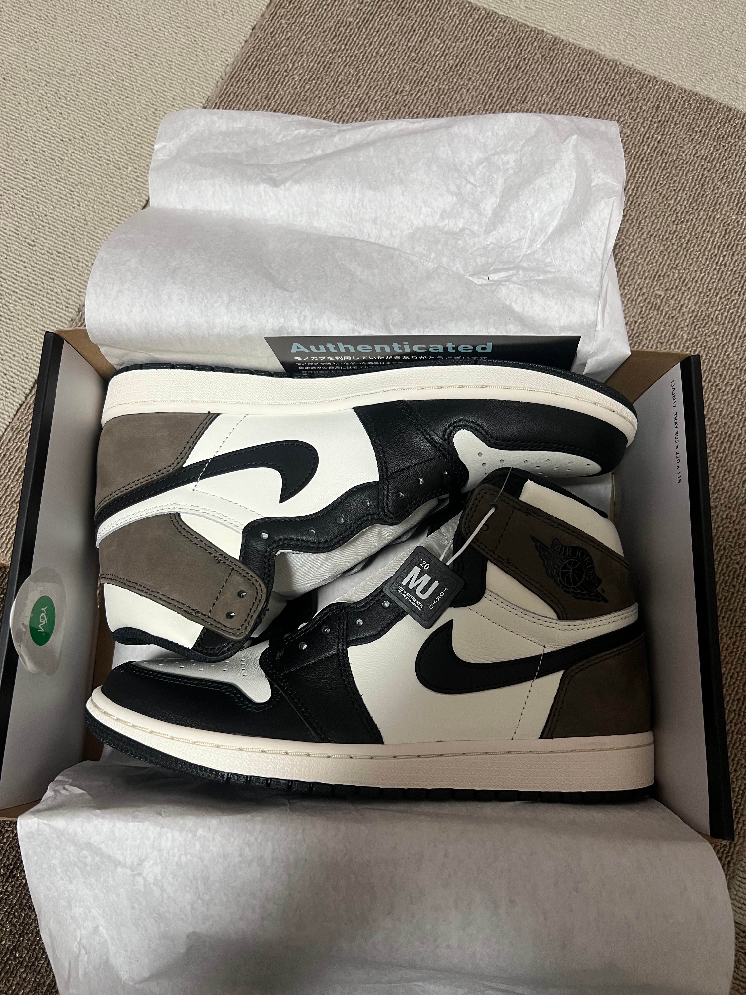 Nike Air Jordan 1 High OG "Sail/Dark Mocha/Black"