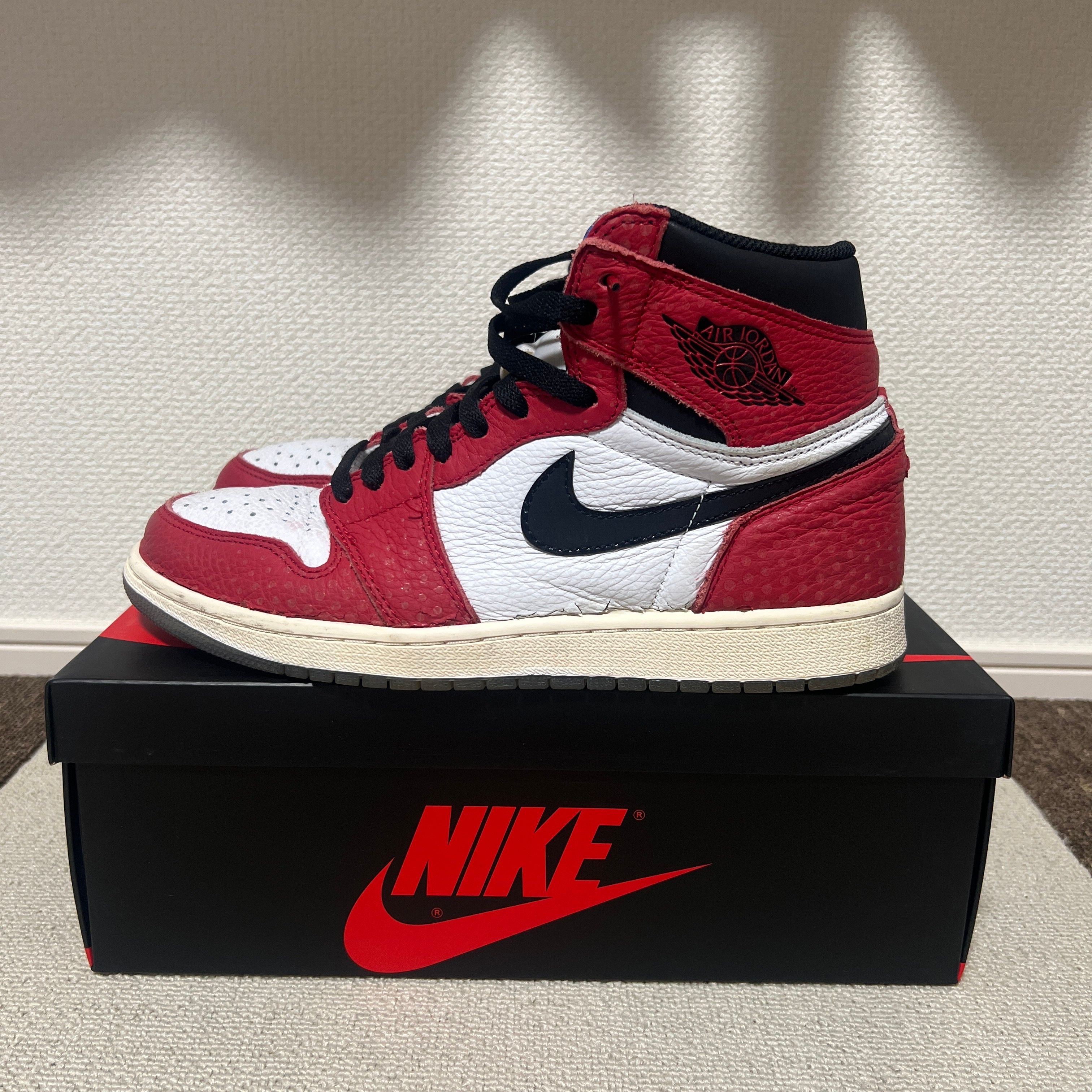 Spiderman × Nike Air Jordan 1 Origin Story "Gym Red/White/Photo Blue/Black"