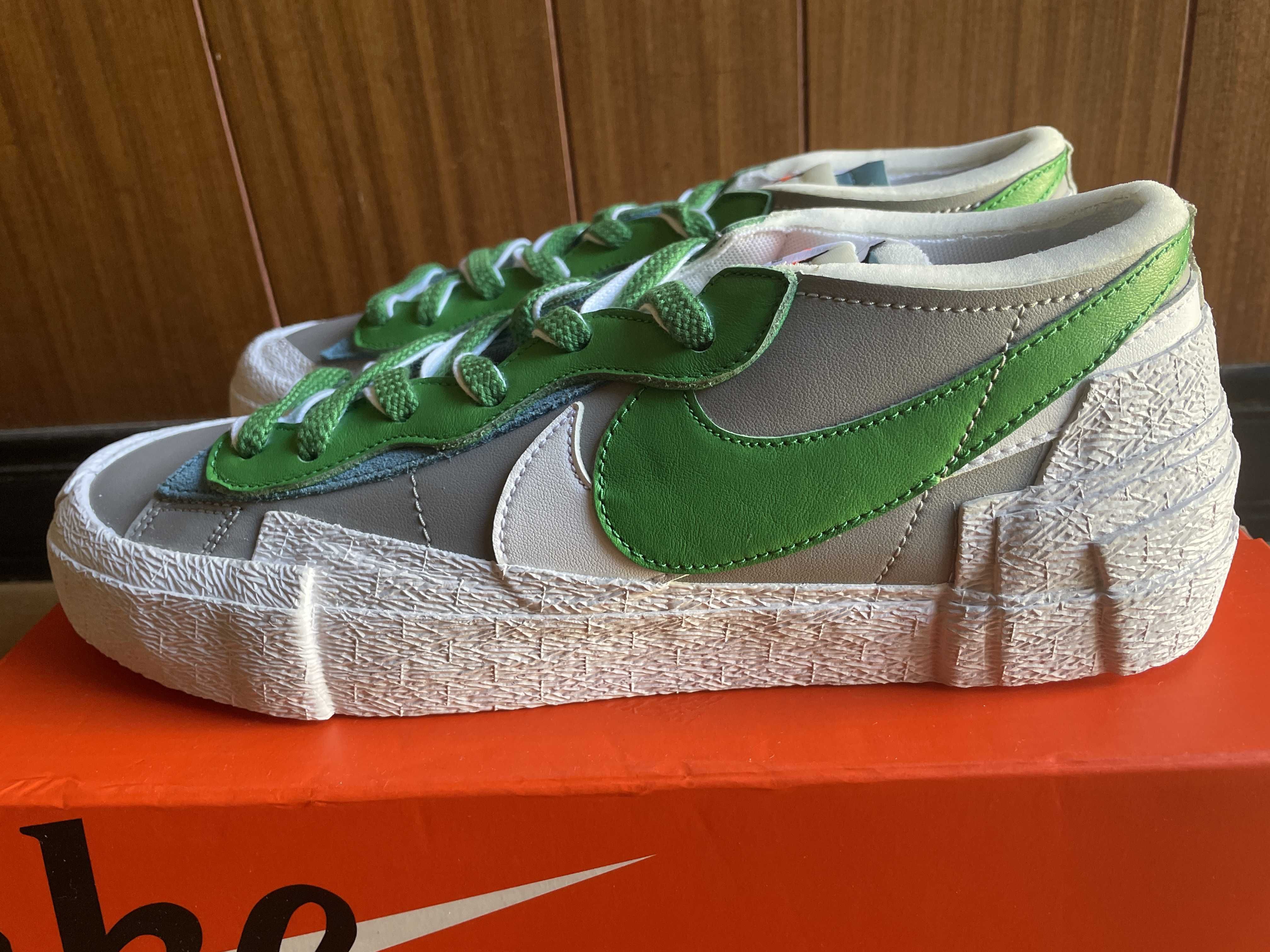 sacai × Nike Blazer Low "Classic Green"