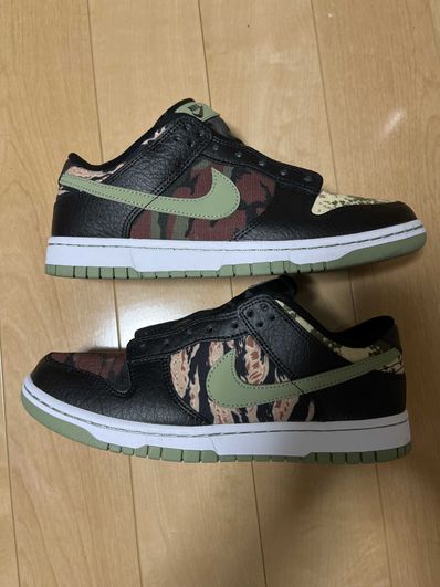 NIKE DUNK LOW SE "BLACK MULTI CAMO"