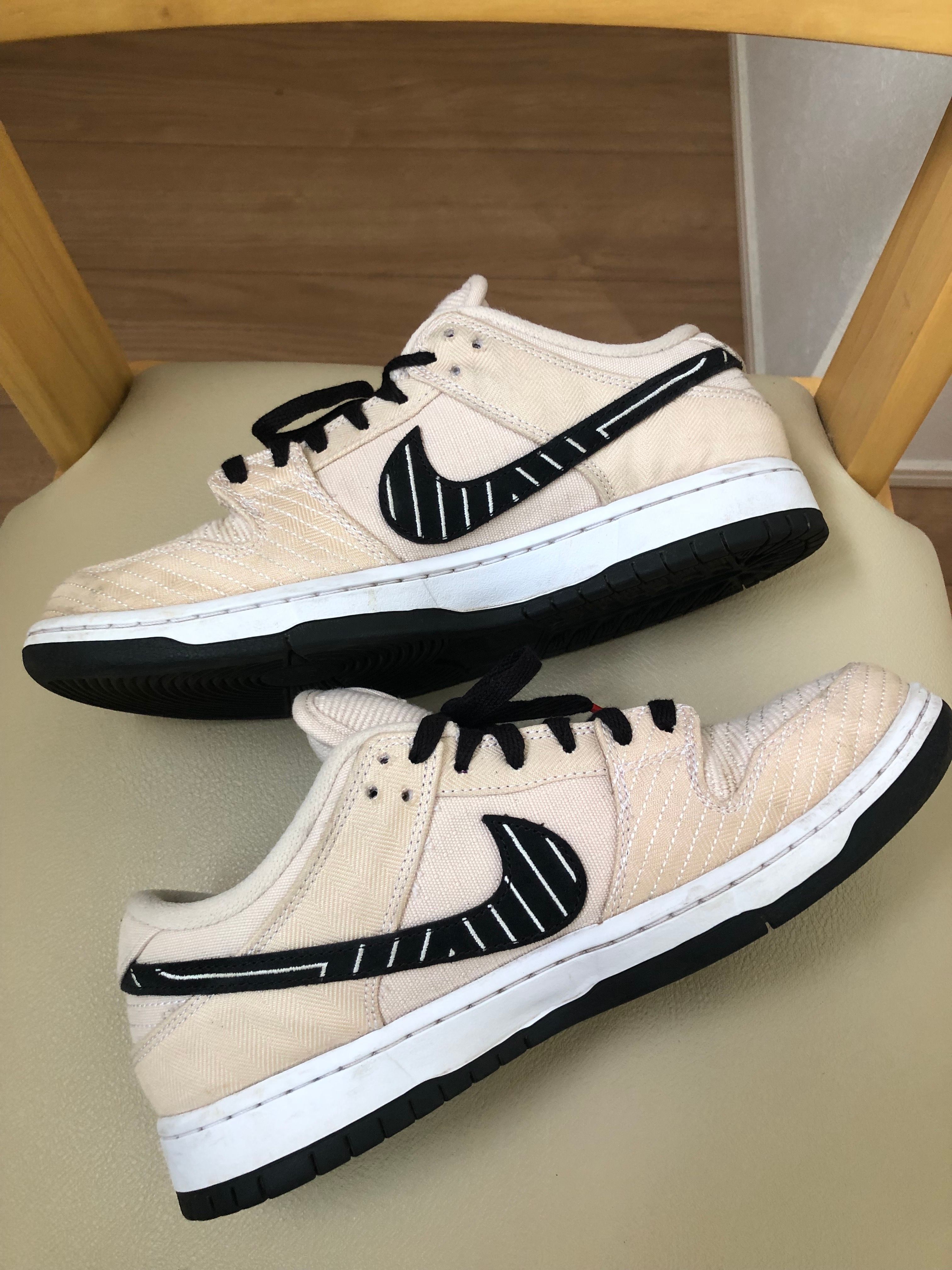 Albino & Preto × Nike SB Dunk Low Pro QS "Pearl White"