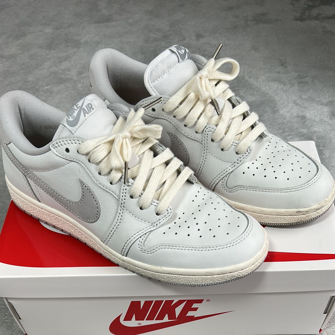 27.5 cm air jordan 1 low 85 ニュートラルグレー 中古 ナイキ エアジョーダン1 ロー 85 ニュートラルグレー Nike Air