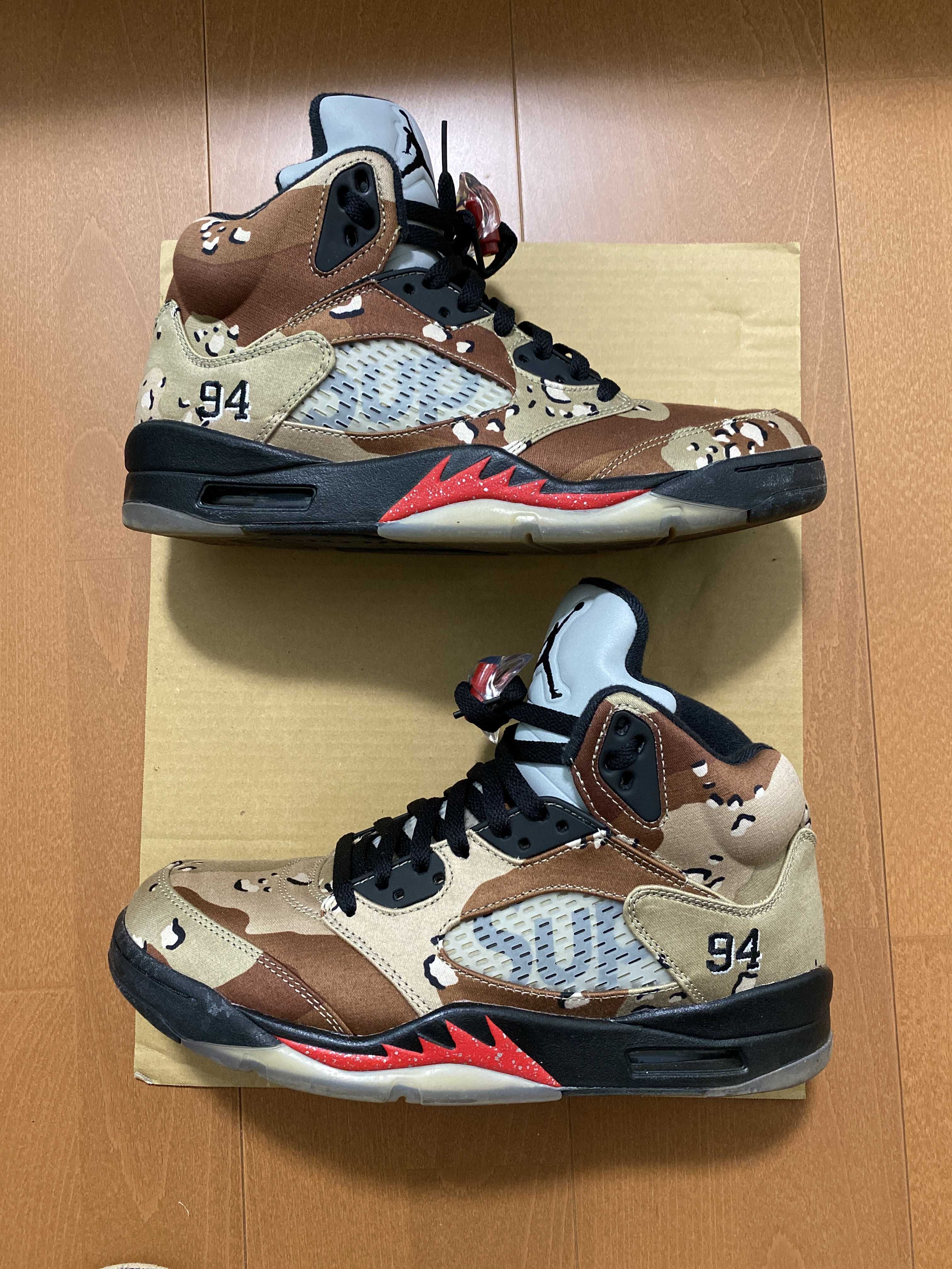 Supreme × Nike Air Jordan 5 Retro "Desert Camo"
