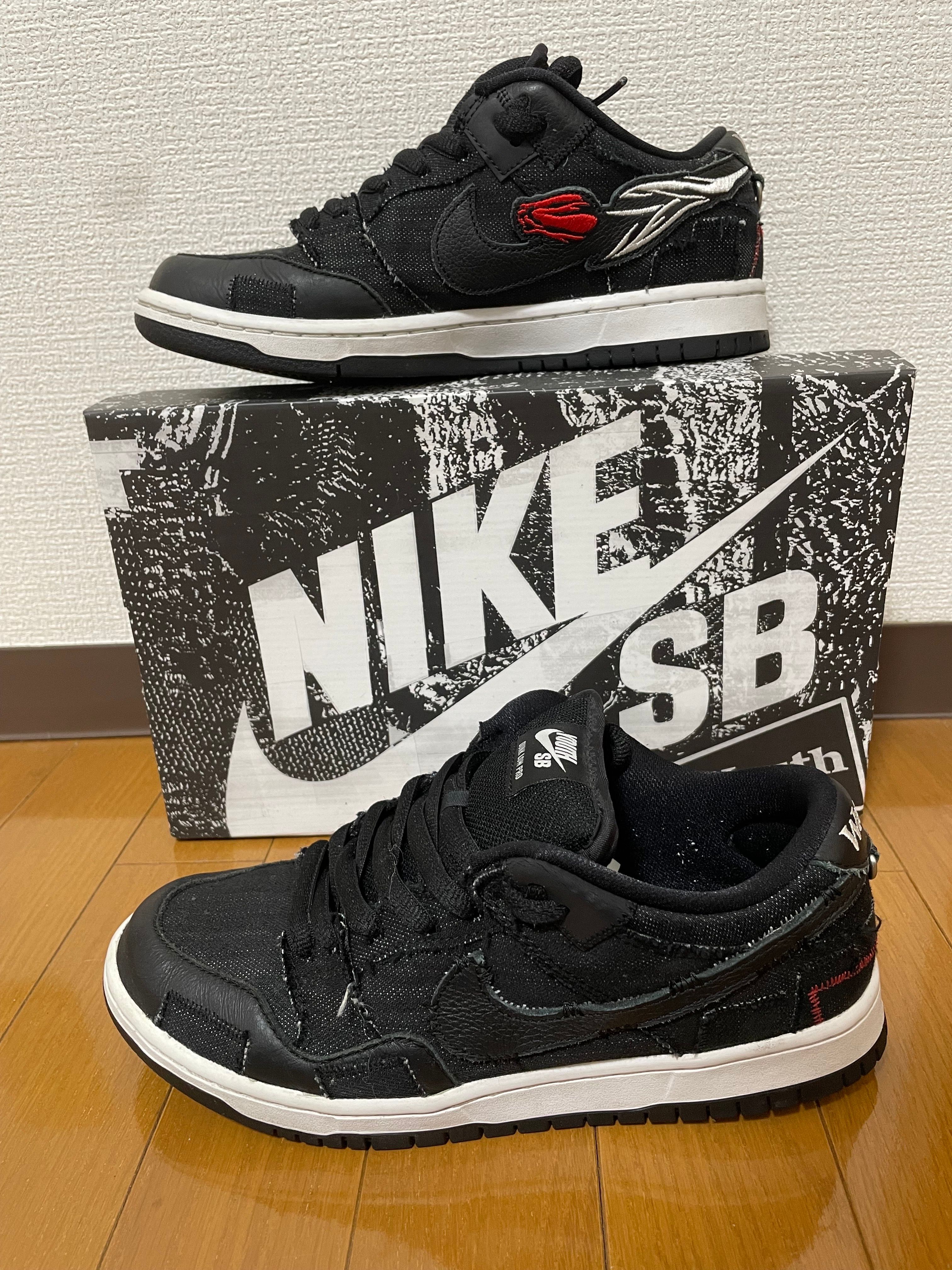 Wasted Youth × Nike SB Dunk Low "Black Denim"(Special Box) / VERDY