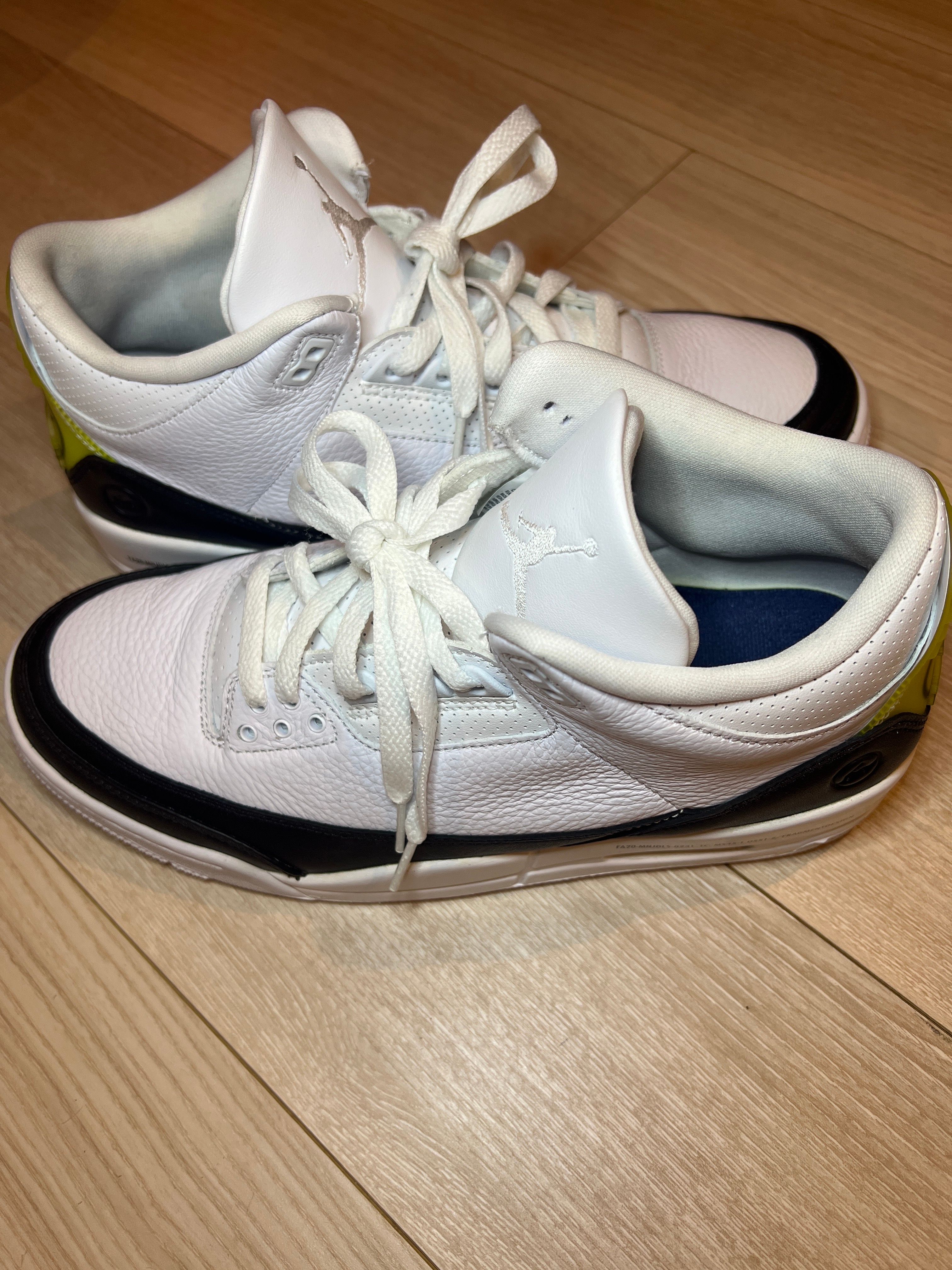 Fragment × Nike Air Jordan 3 "White/Black"
