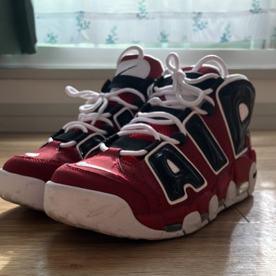 Nike Air More Uptempo ’96 "Black and Varsity Red" (2021)