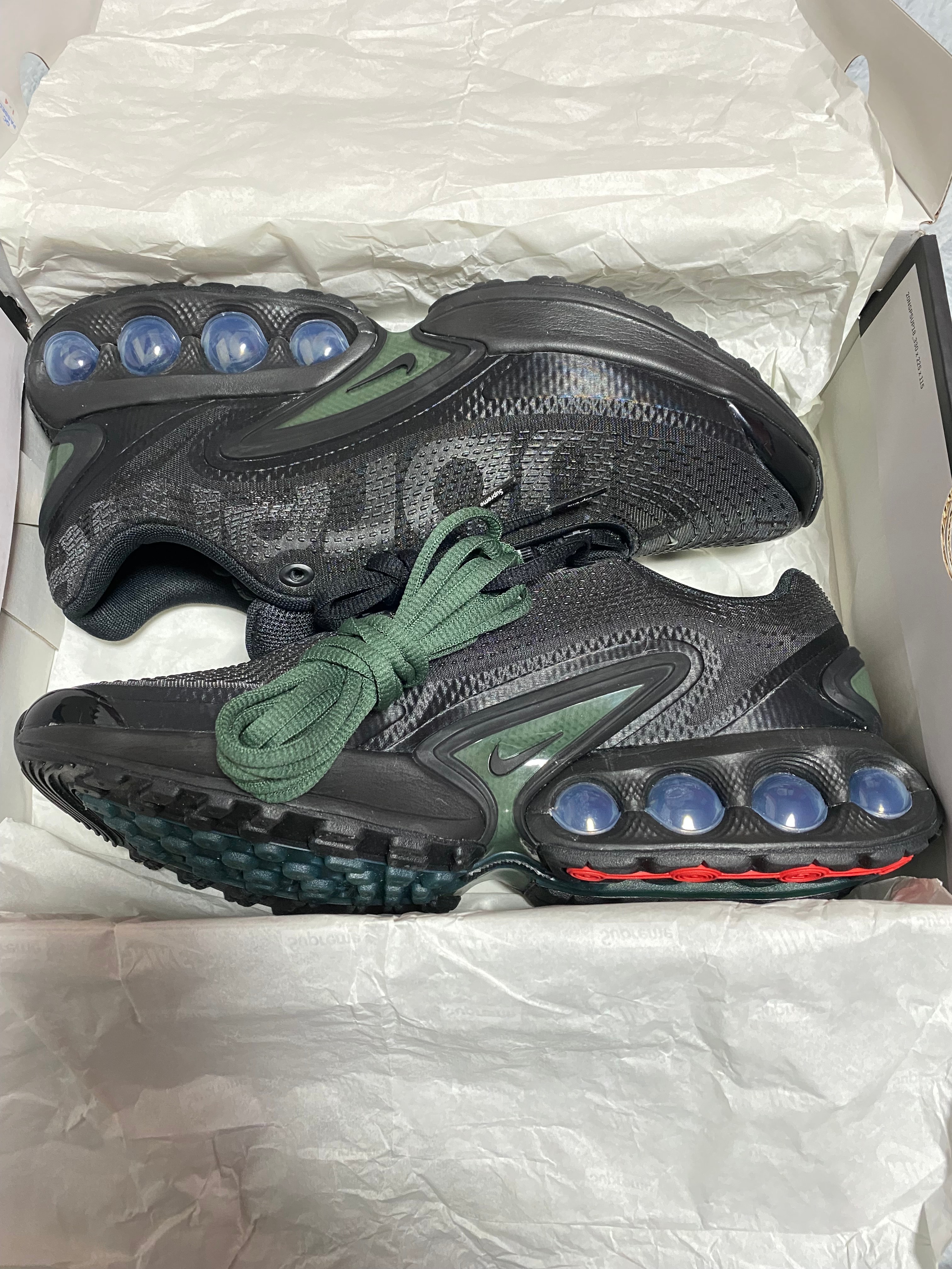 Supreme × Nike Air Max DN "Black/Galactic Jade"