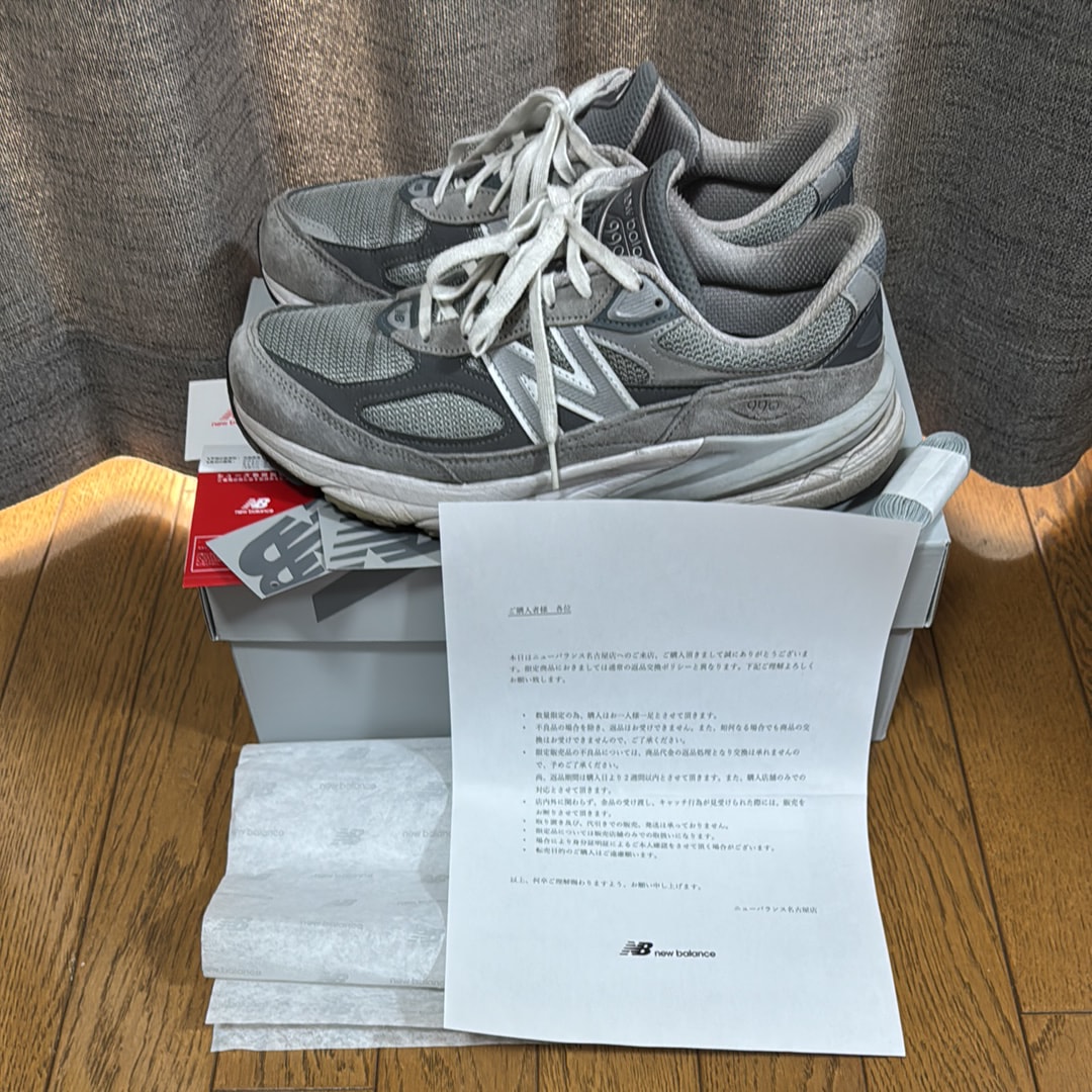 New Balance 990V6 "Gray" (Heel Logo NB)