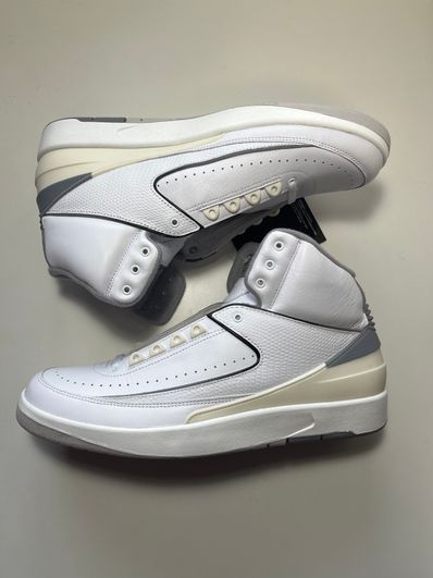 Nike Air Jordan 2 "White and Cement Grey"