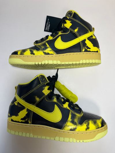 Nike Dunk High 1985 SP "Yellow Acid Wash"