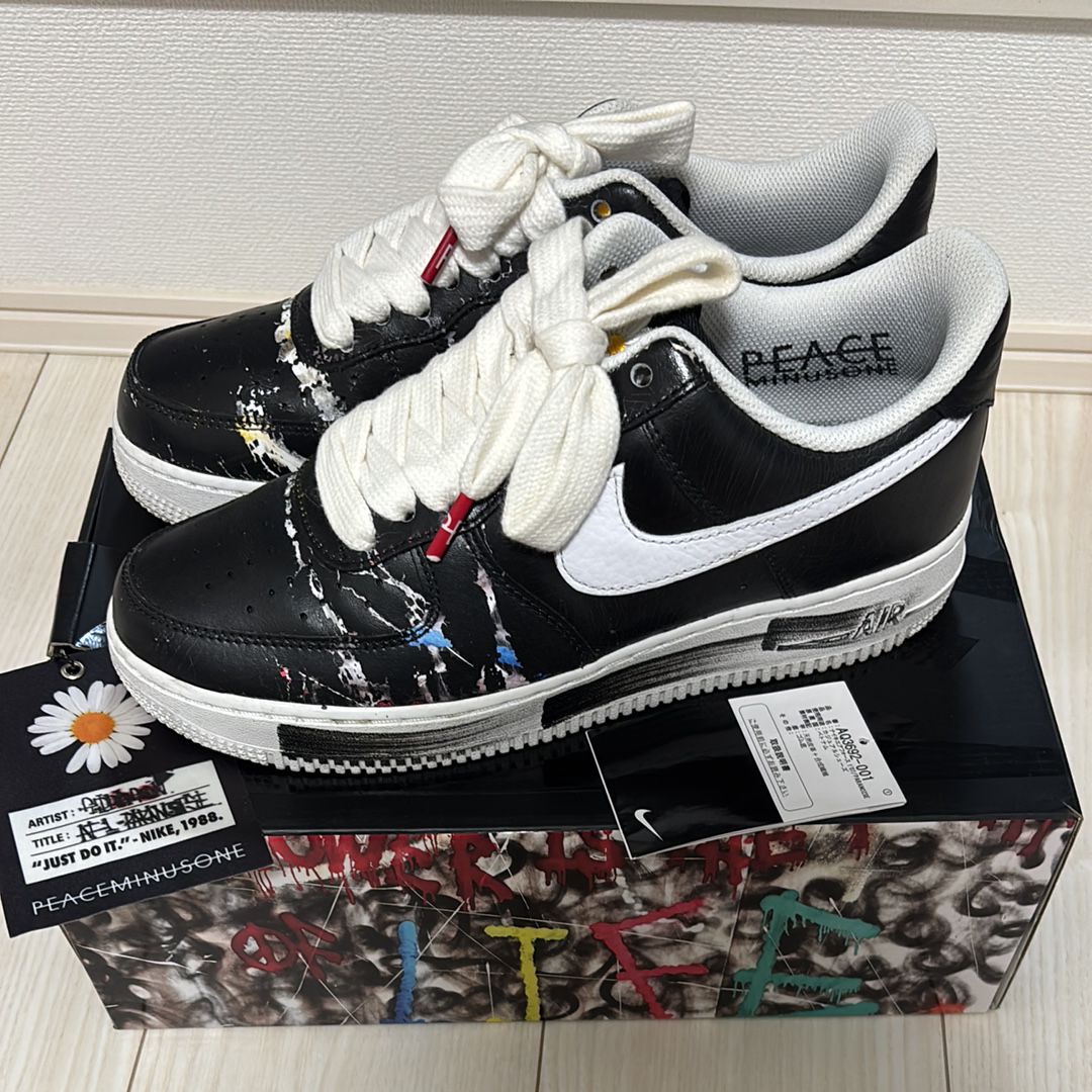 PEACEMINUSONE × Nike Air Force 1 Low Para Noise "Black" / G-DRAGON
