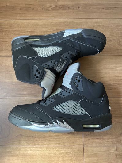 Nike Air Jordan 5 Retro OG "Black/Fire Red/Metallic Silver/White" (2016)