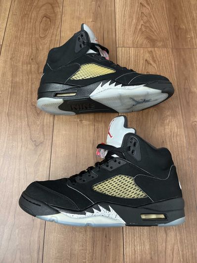 Nike Air Jordan 5 Retro OG "Black/Fire Red/Metallic Silver/White" (2016)