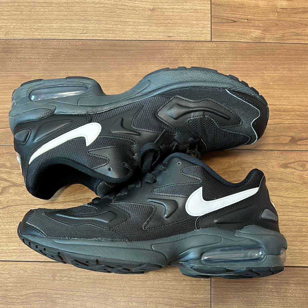 NIKE AIR MAX 2 LIGHT BLACK WHITE