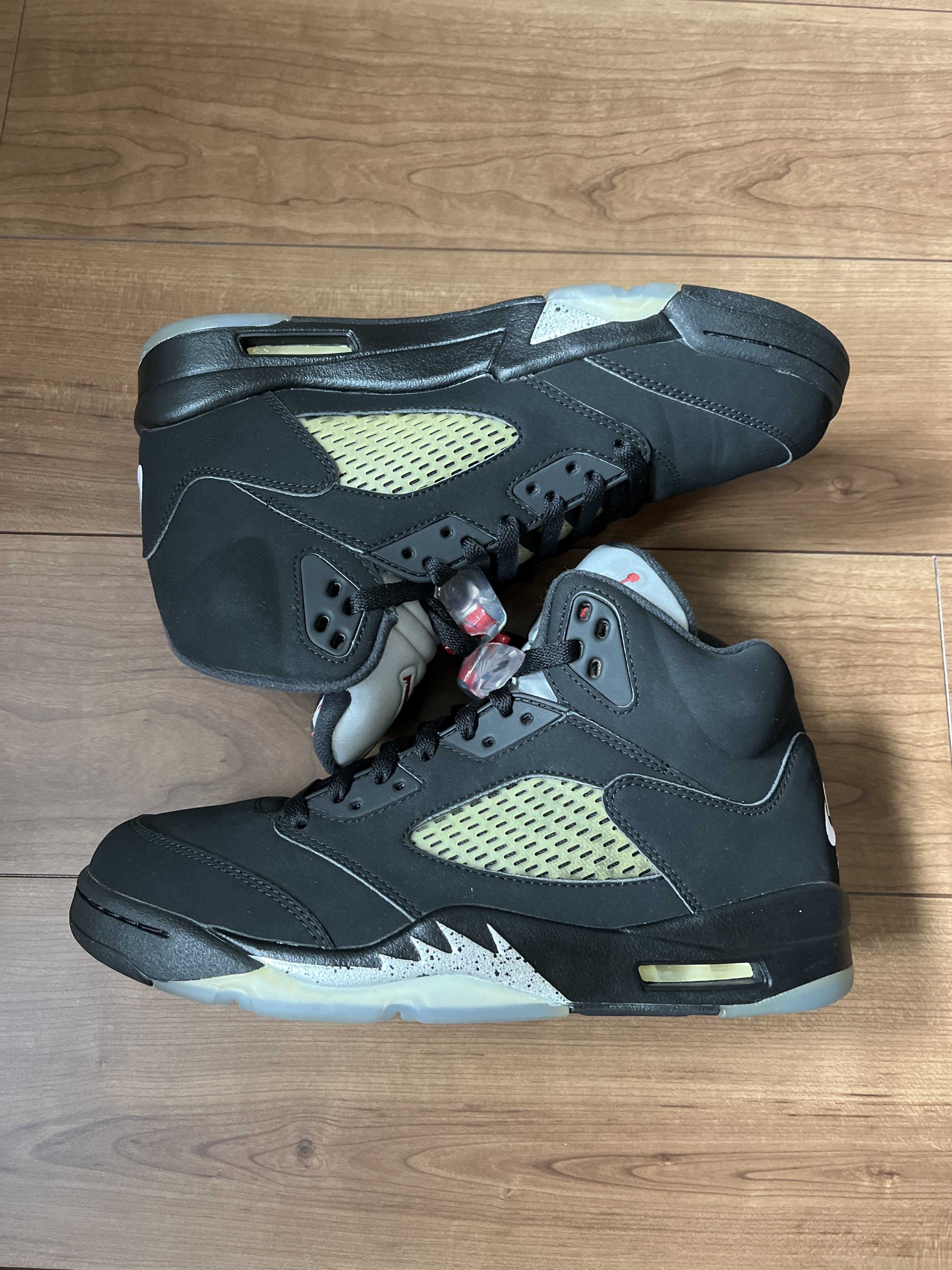 Nike Air Jordan 5 Retro OG "Black/Fire Red/Metallic Silver/White" (2016)