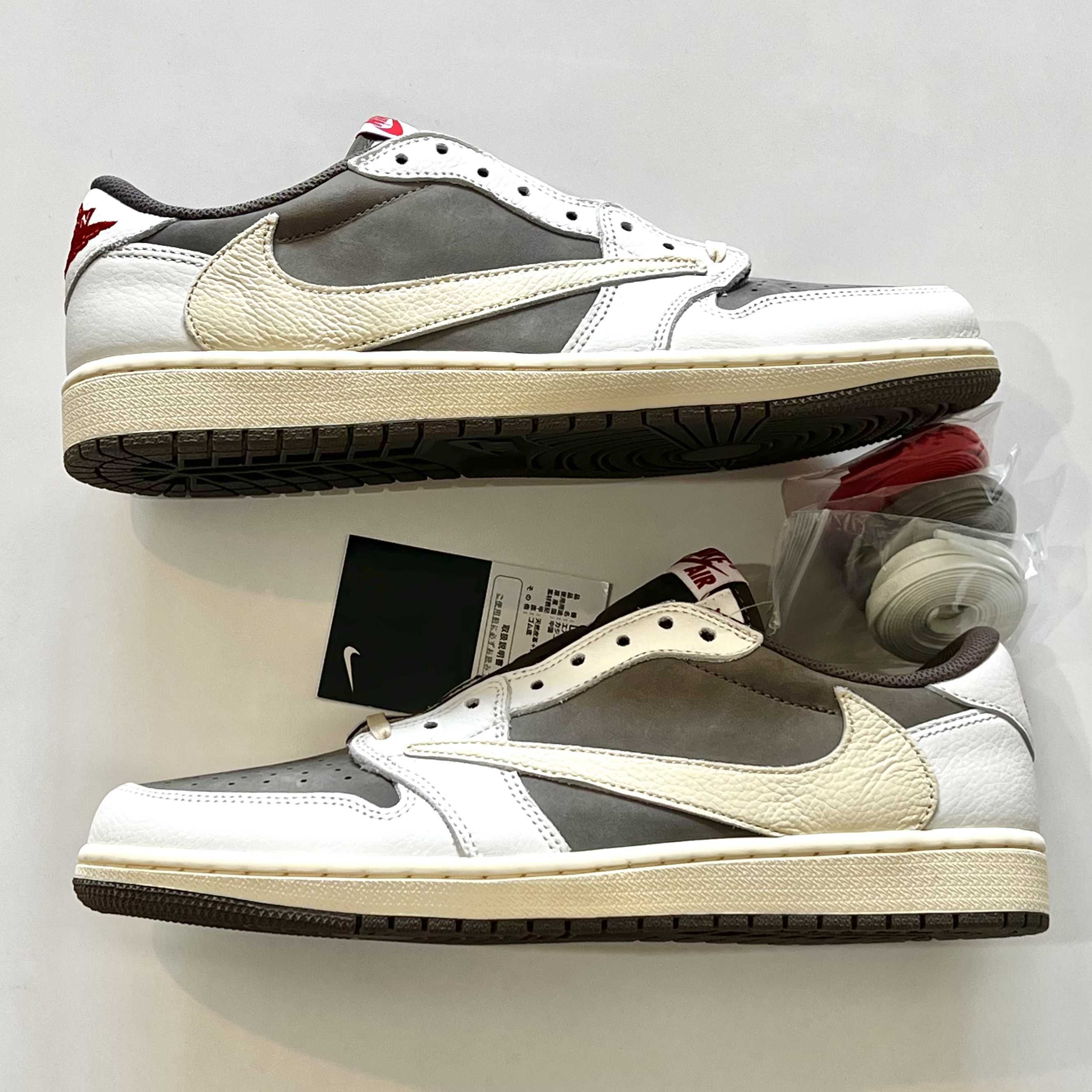 Travis Scott × Nike Air Jordan 1 Low OG SP "Reverse Mocha/Sail and Ridgerock"