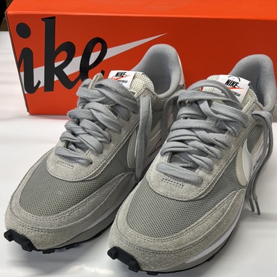 fragment design × sacai × Nike LD Waffle "Light Smoke Grey"