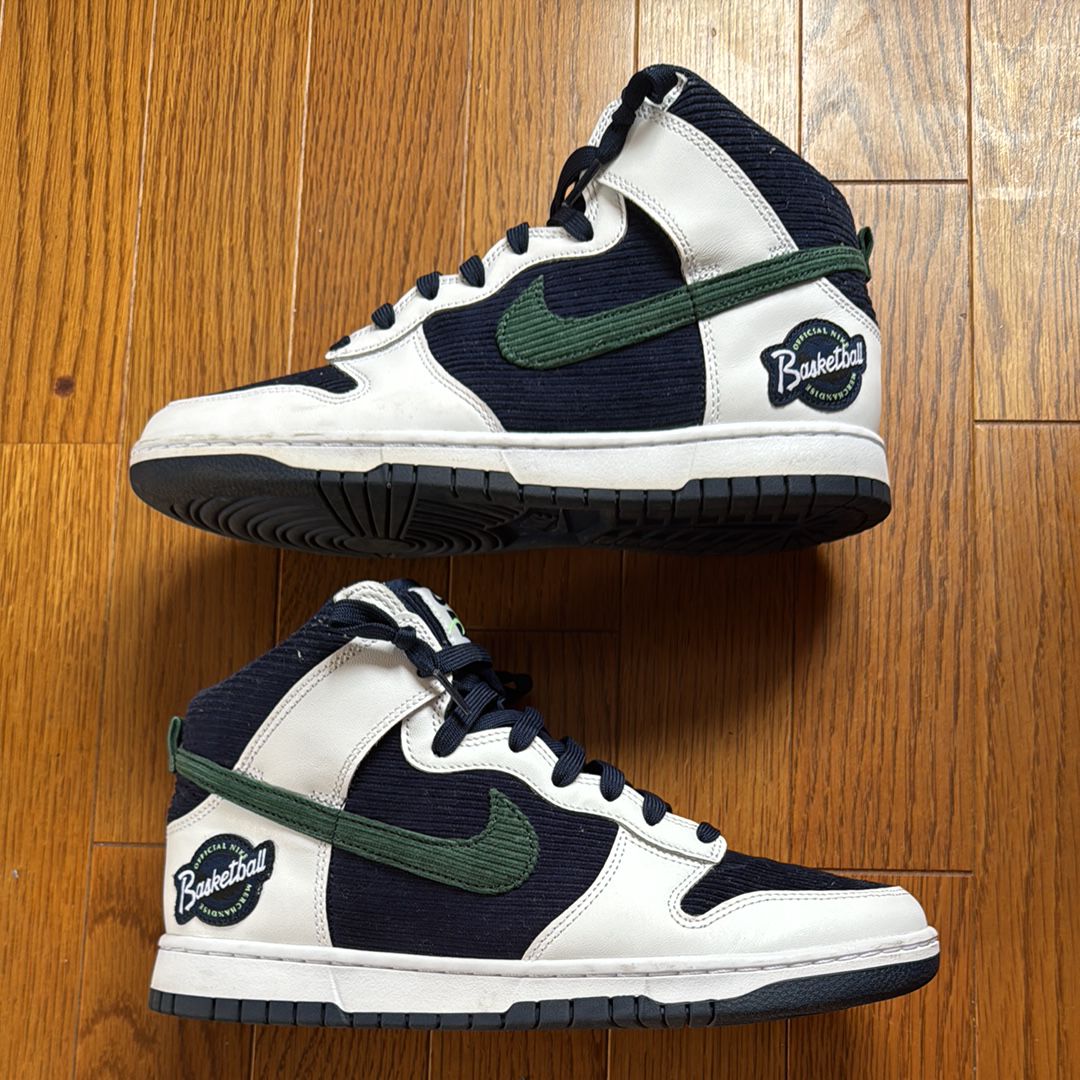 Nike Dunk High EMB "College Navy"