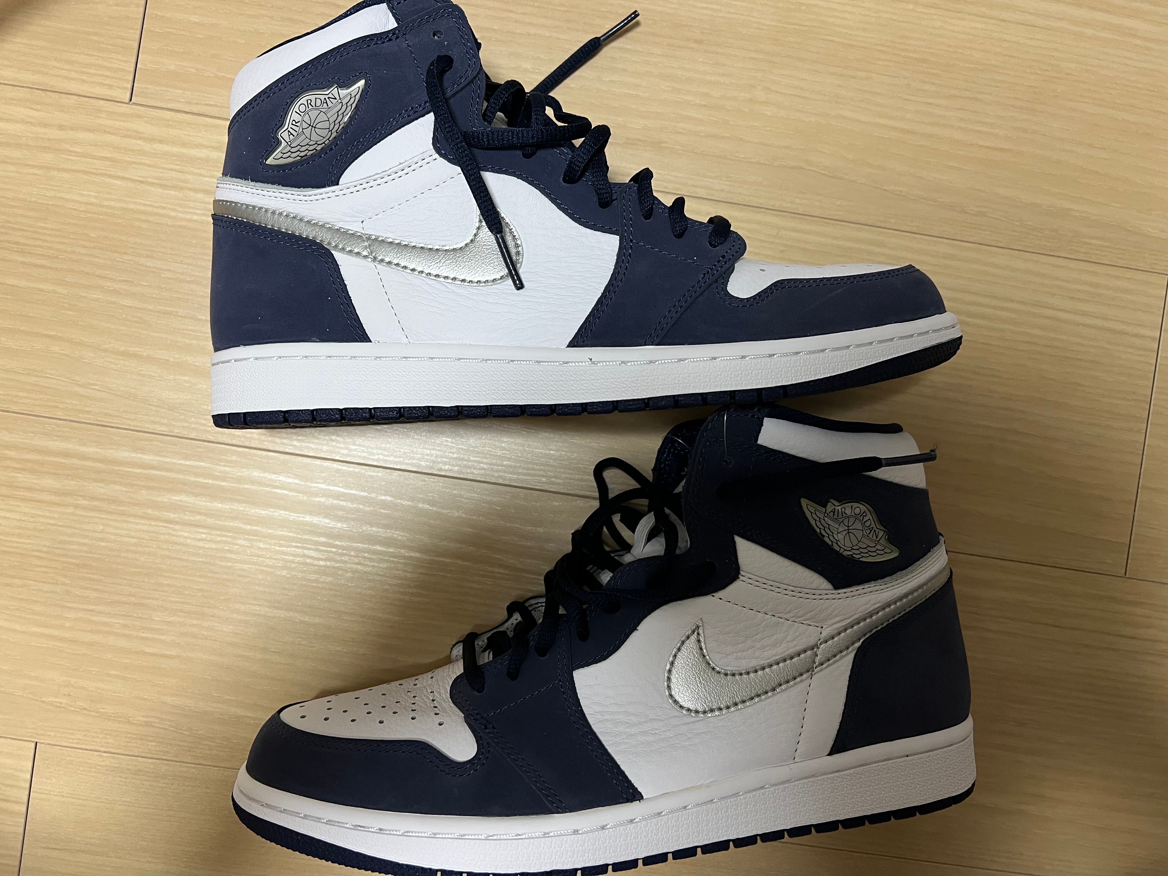 Nike Air Jordan 1 High OG CO.JP "White/Midnight Navy" (2020)(ブリーフケースなし)