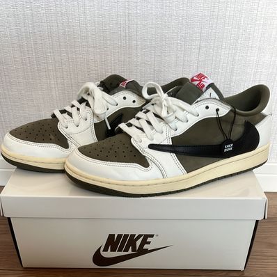 Travis Scott × Nike Air Jordan 1 Low OG SP "Reverse Olive"