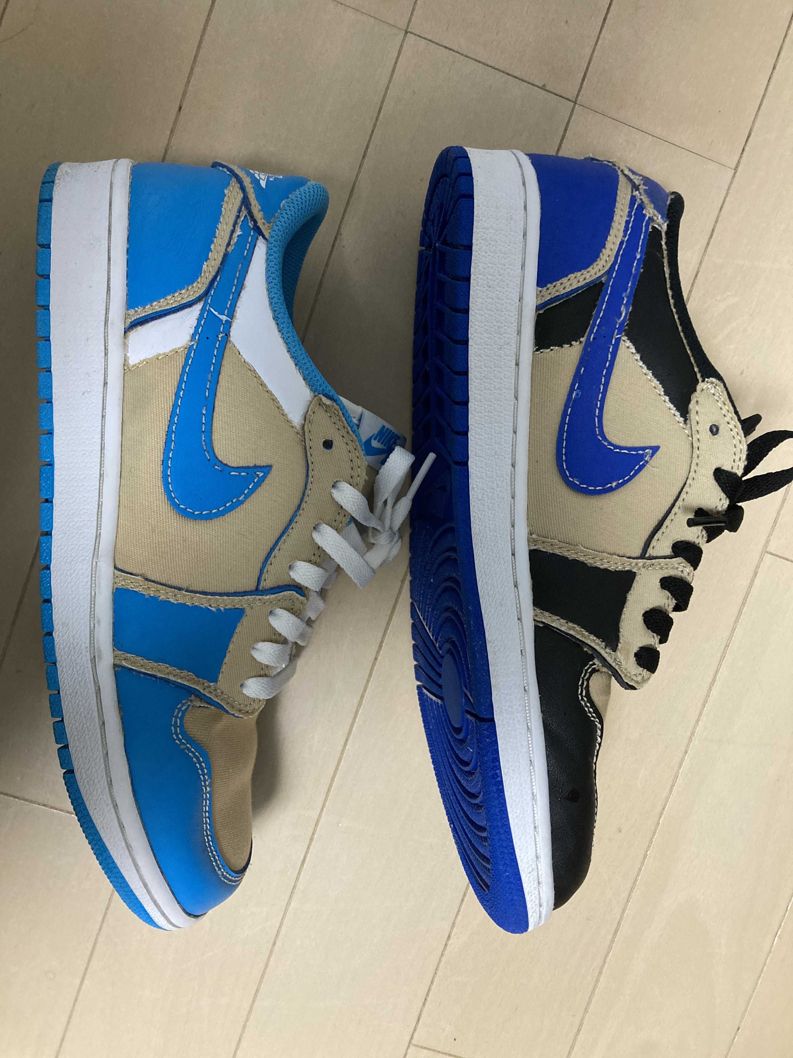 Nike SB Air Jordan 1 Low "Desert Ore/Royal Blue" 