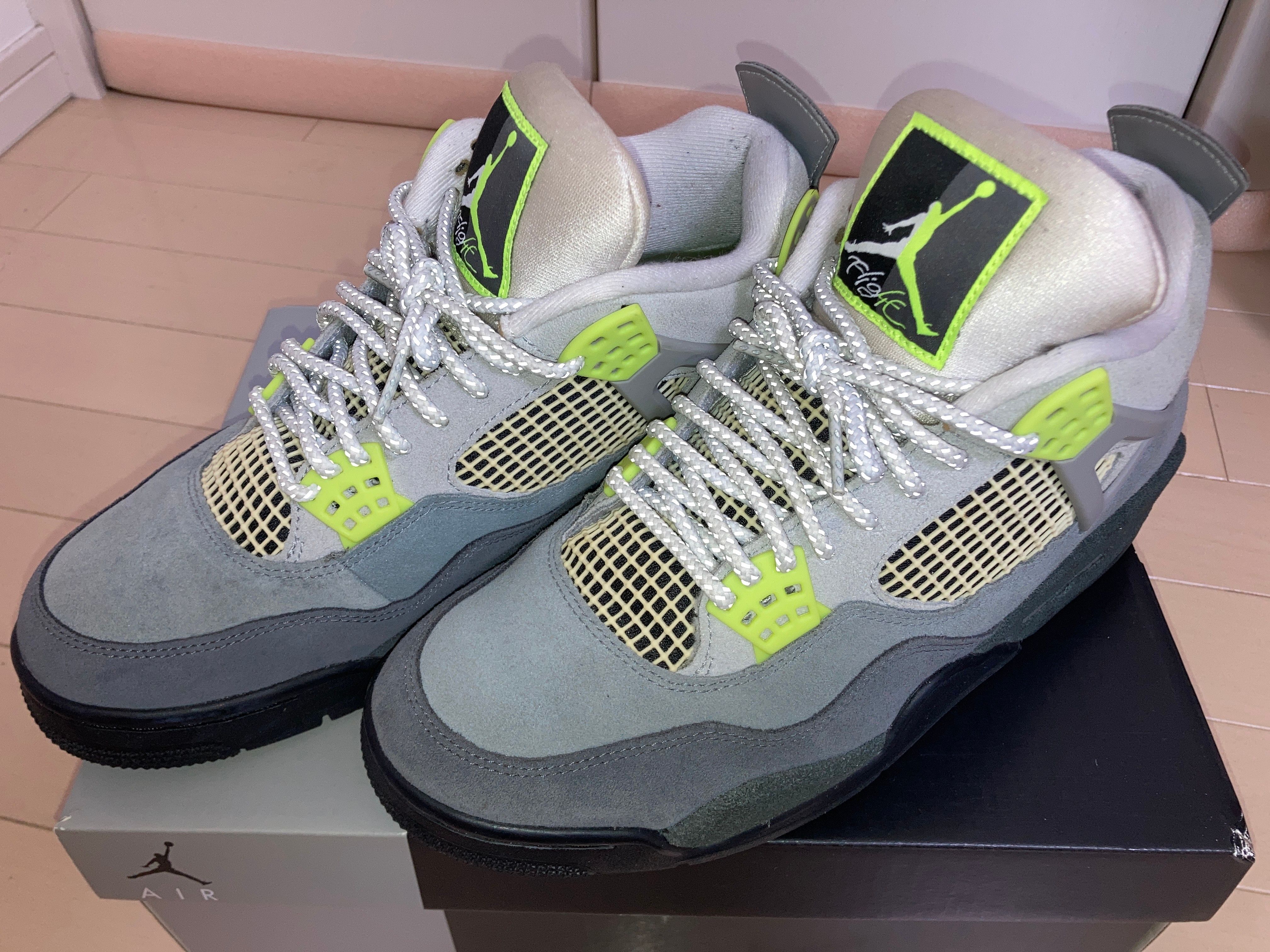 NIKE AIR JORDAN 4 RETRO LE "NEON"