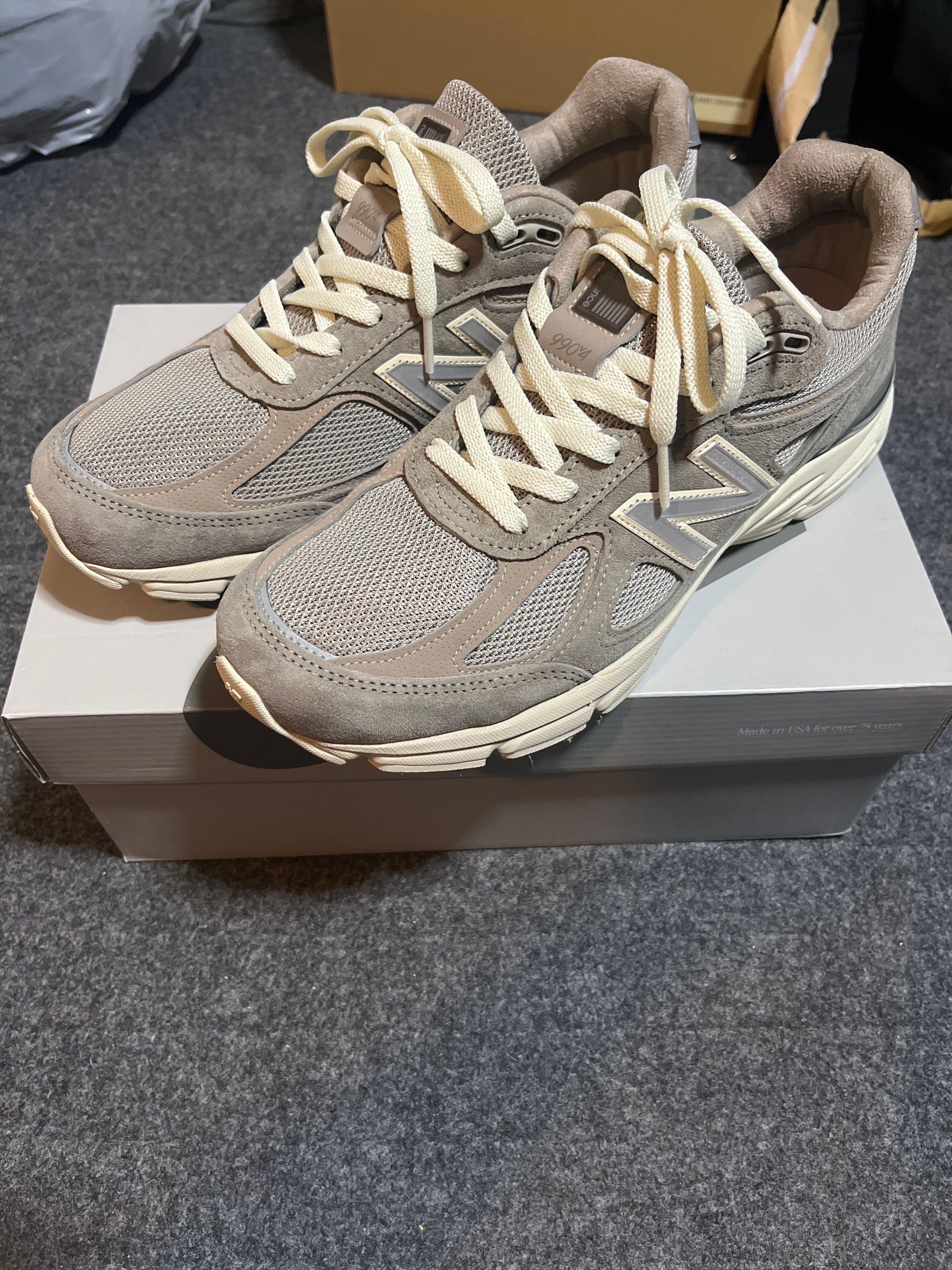 KITH × New Balance 990V4 "Moonrock"