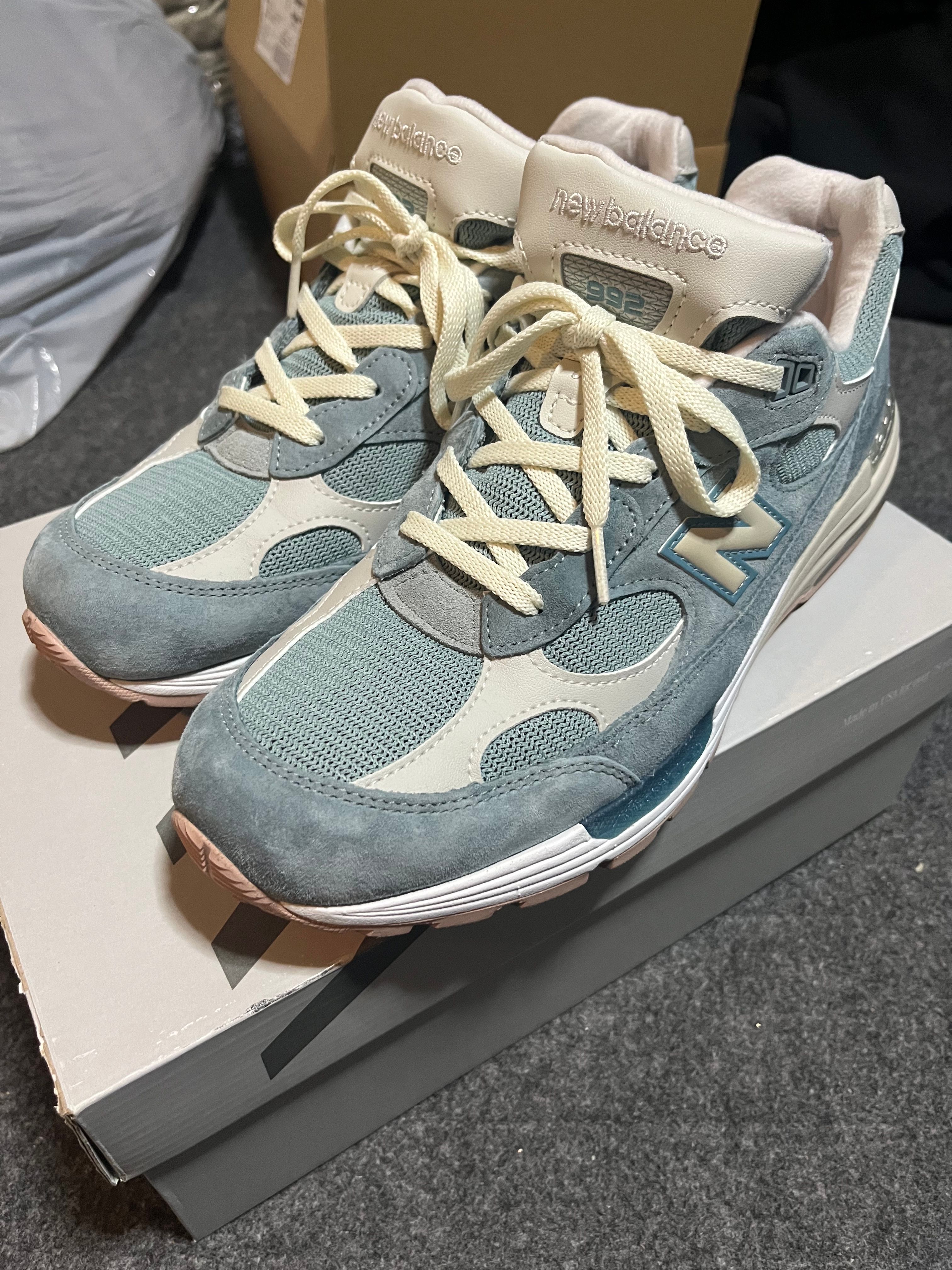 KITH × New Balance 992 "Aegean Blue/Shadow Gray"