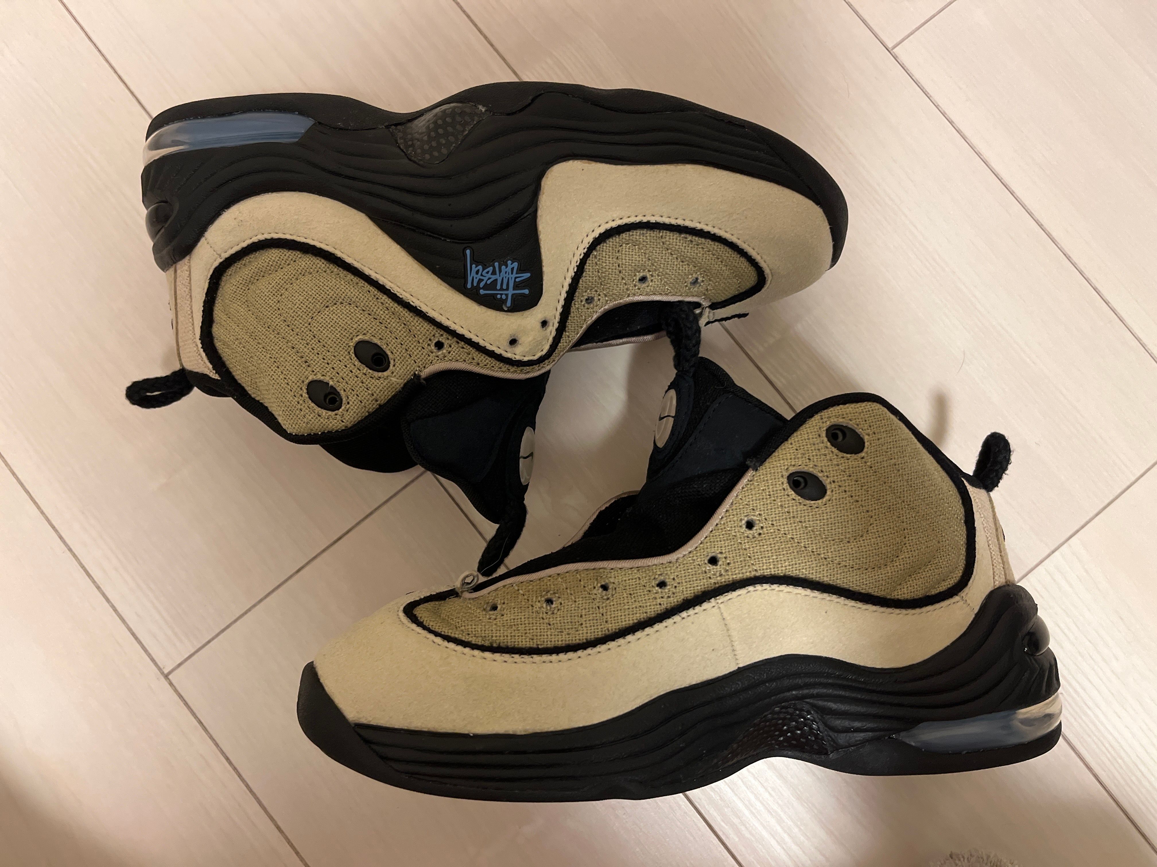 Stussy × Nike Air Penny 2 "Rattan and Limestone"