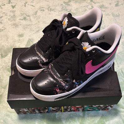 PEACEMINUSONE × Nike Air Force 1 Low '07 Para-Noise 3.0 "Black and Multi-Color" / G-DRAGON