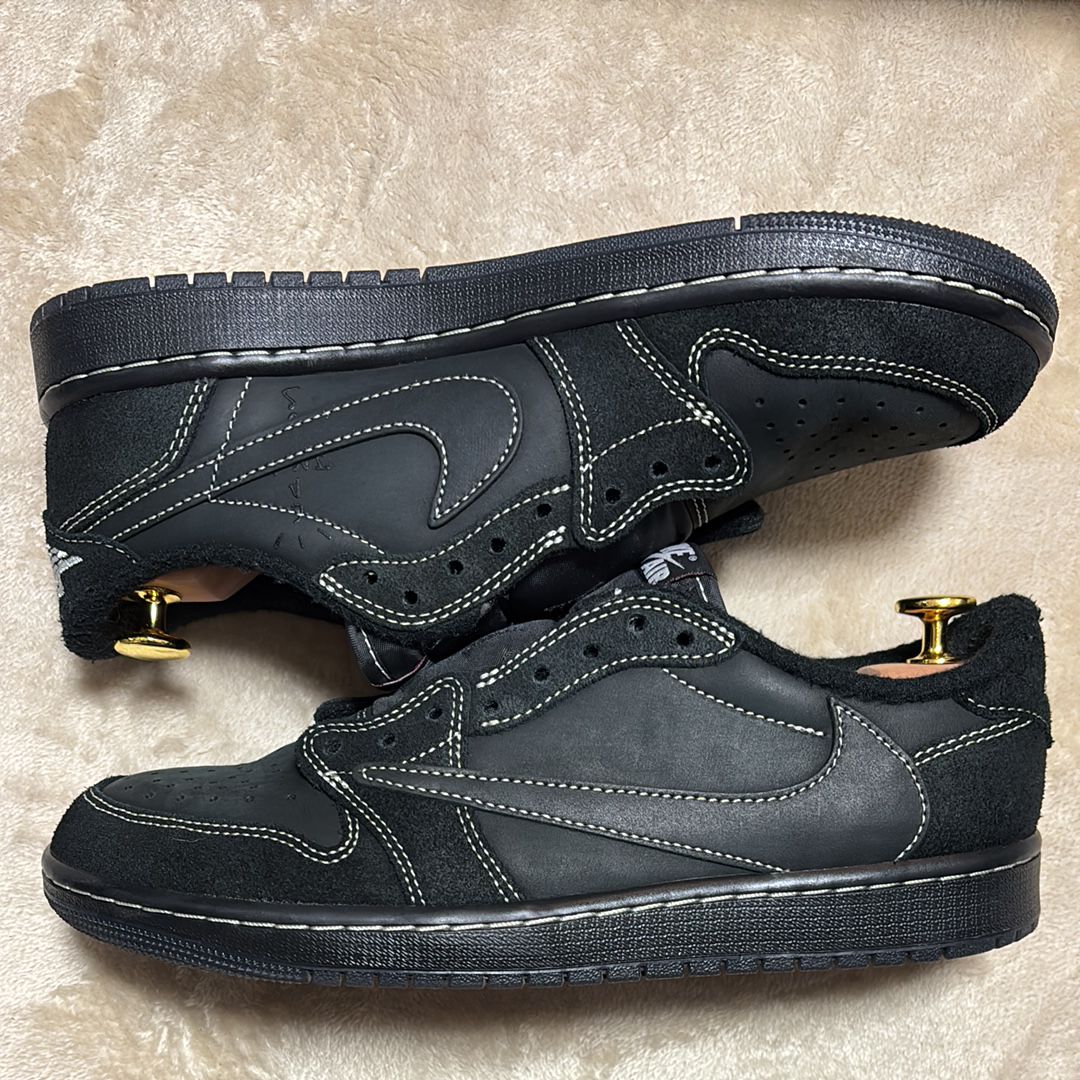 Travis Scott × Nike Air Jordan 1 Low OG SP "Black Phantom"