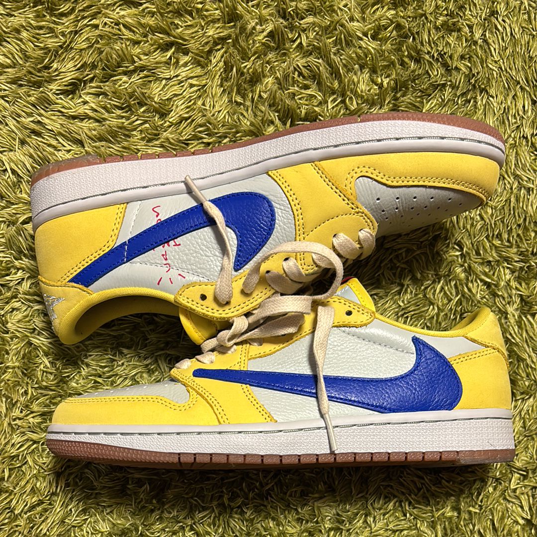 Travis Scott × Nike Women's Air Jordan 1 Retro Low OG "Canary"