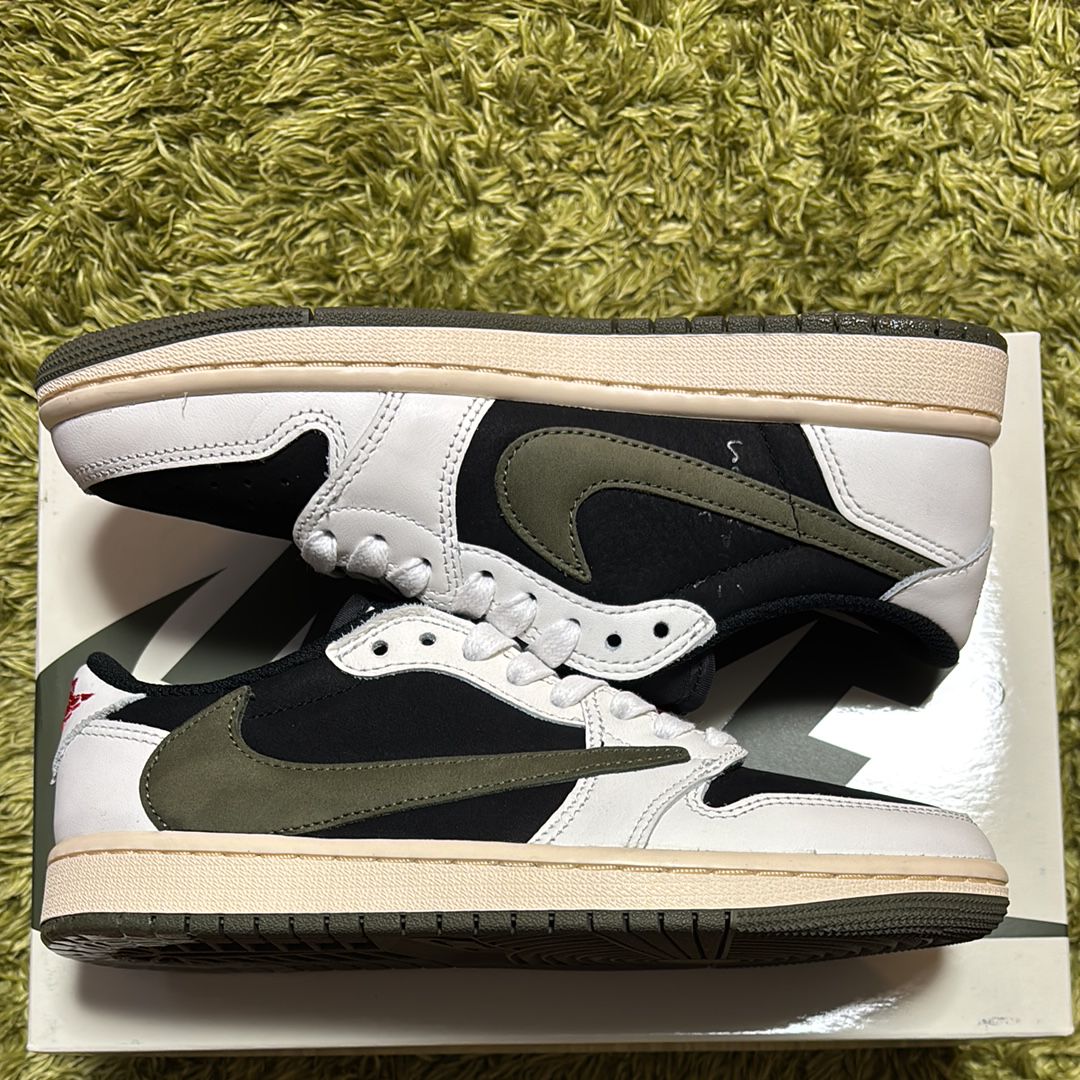 Travis Scott × Nike Women's Air Jordan 1 Low OG "Medium Olive"