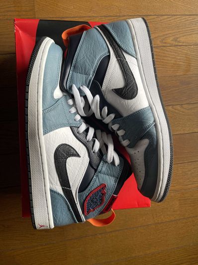 FACETASM × Nike Air Jordan 1 Mid "White/Navy"