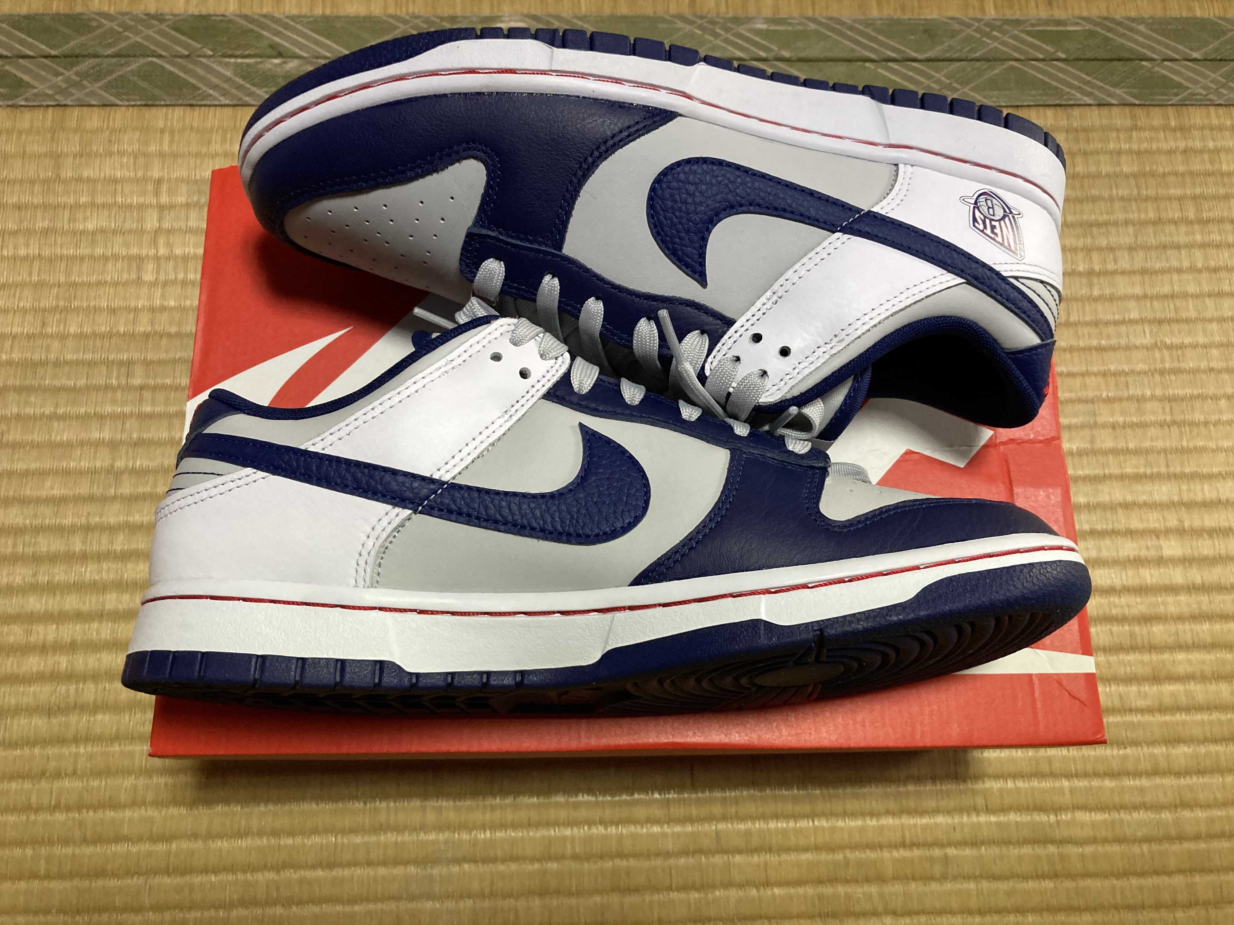 NBA × Nike Dunk Low EMB 75th Anniversary "Nets"