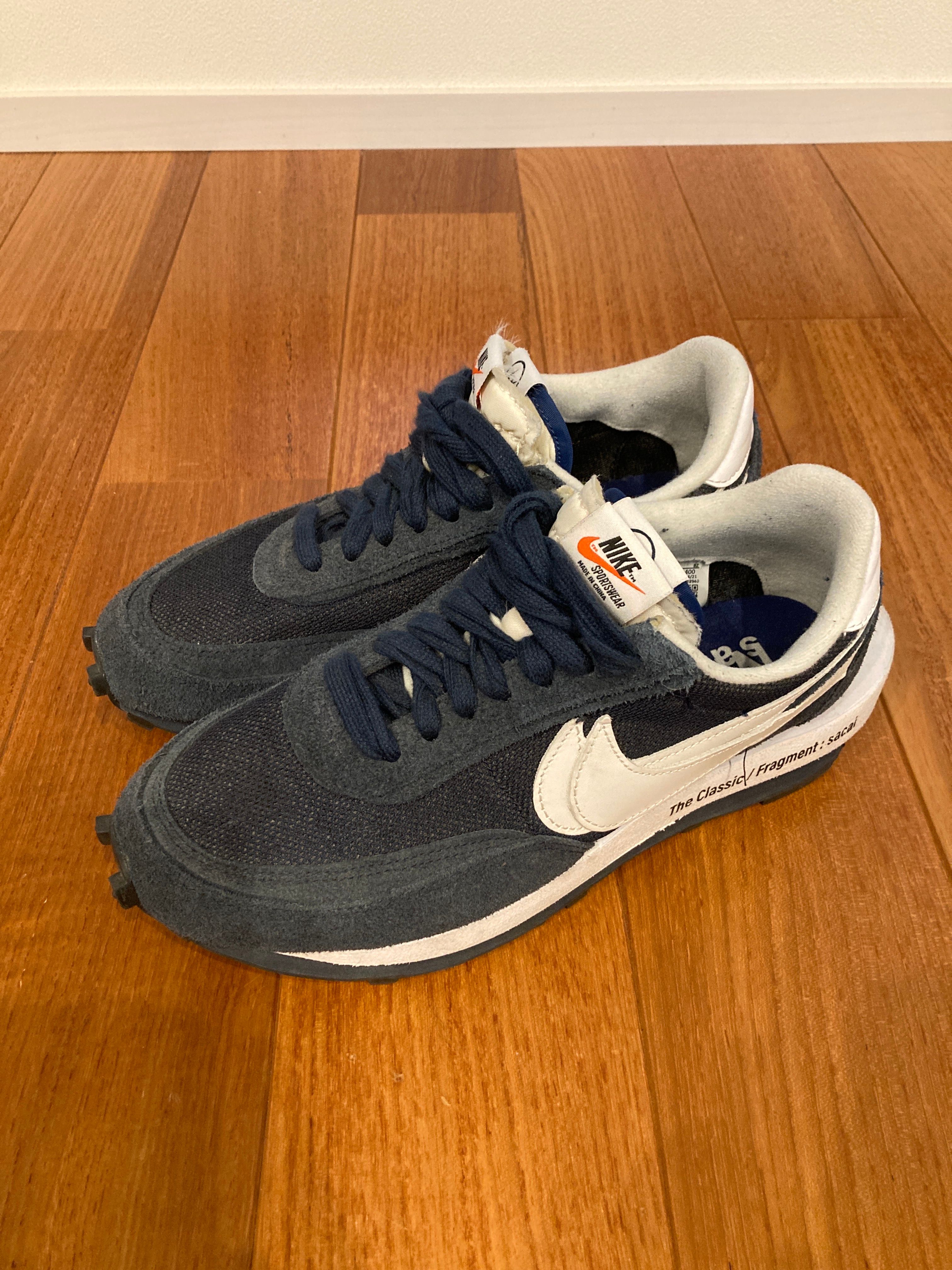Fragment × sacai × Nike LD Waffle "Blackended Blue"
