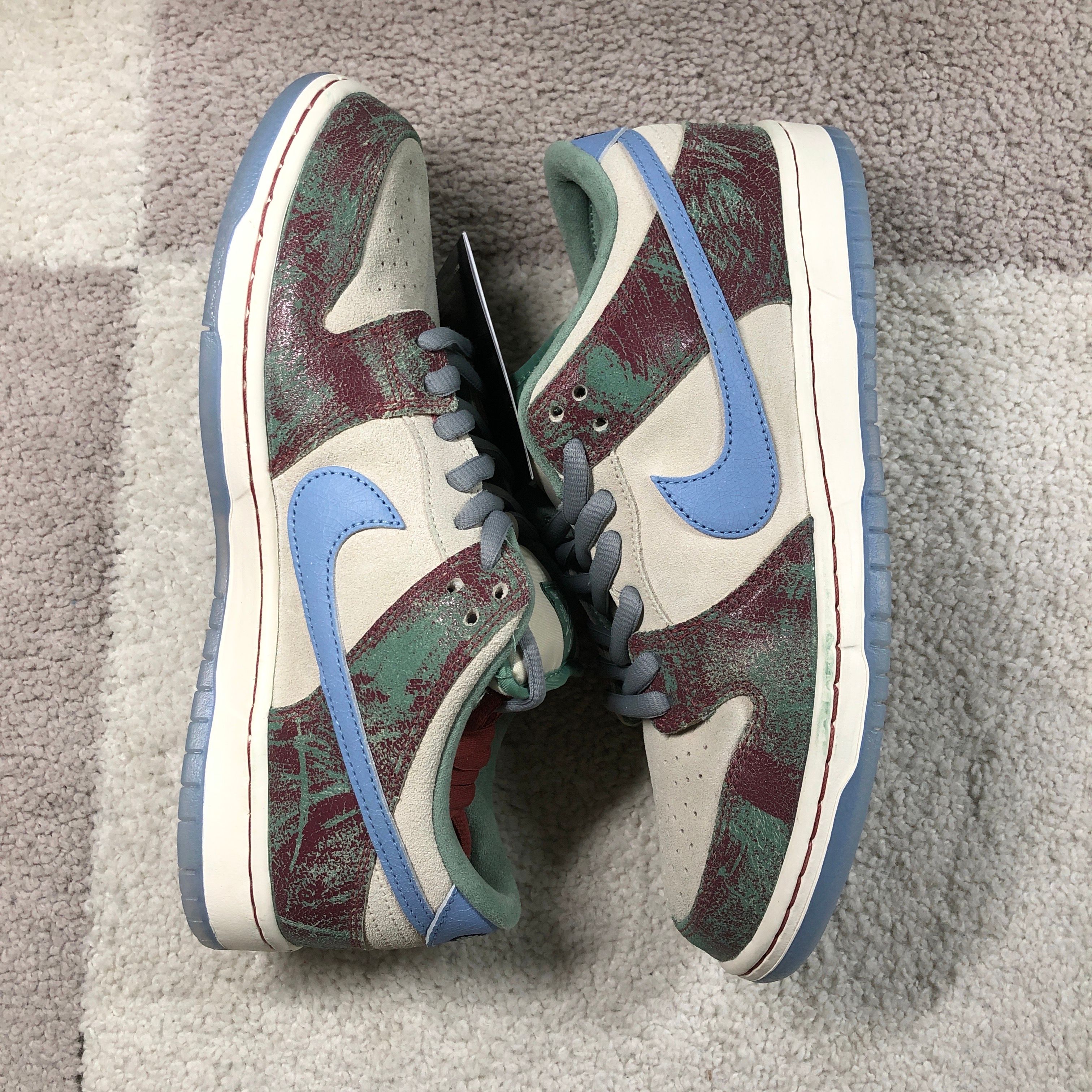 Crenshaw Skate Club × Nike SB Dunk Low PRO QS "Sail/Light Blue-Cedar"