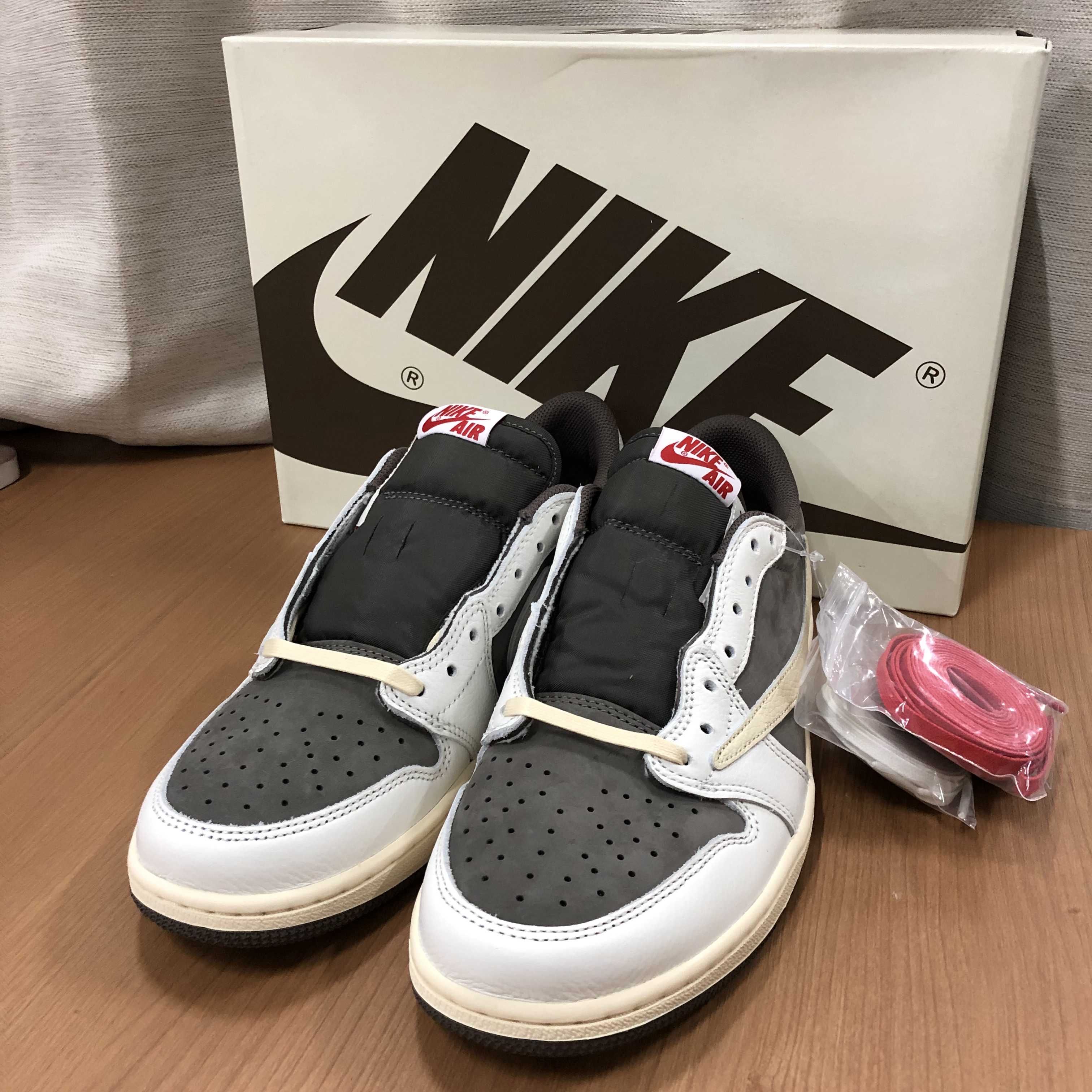 Travis Scott × Nike Air Jordan 1 Low OG SP "Reverse Mocha/Sail and Ridgerock"