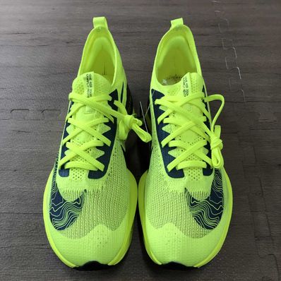 NIKE AIR ZOOM ALPHAFLY NEXT% "VOLT-RACER BLUE/BLACK"