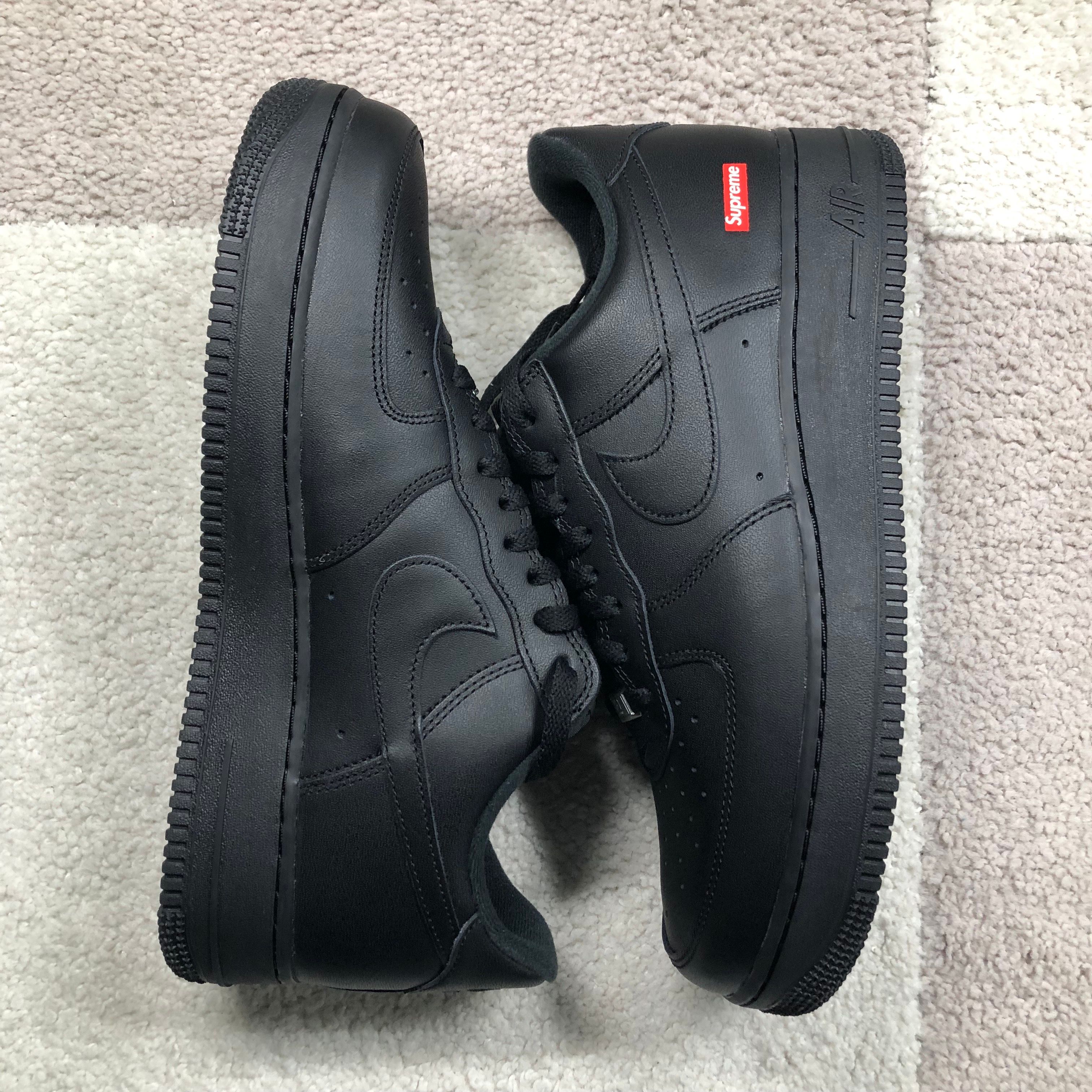 Supreme × Nike Air Force 1 Low "Black"